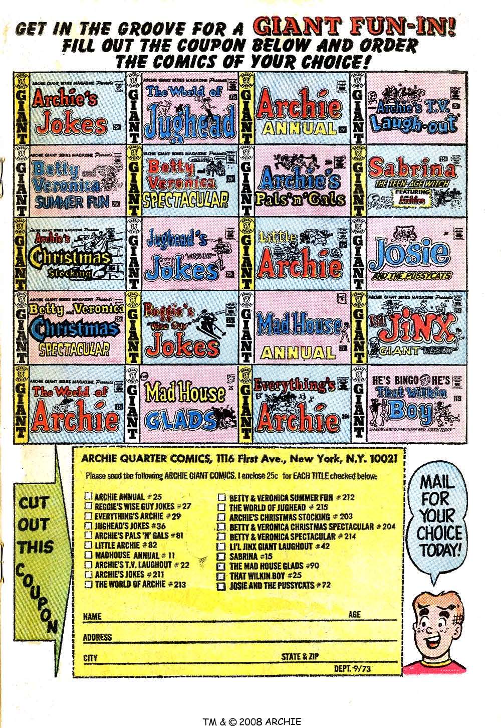 Read online Jughead (1965) comic -  Issue #220 - 19