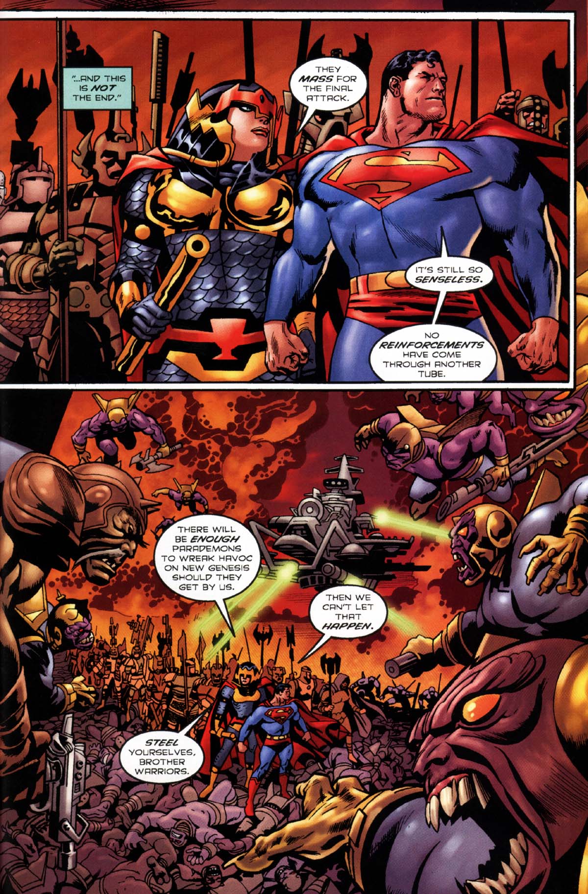 Read online Superman/Aliens 2: God War comic -  Issue #2 - 21