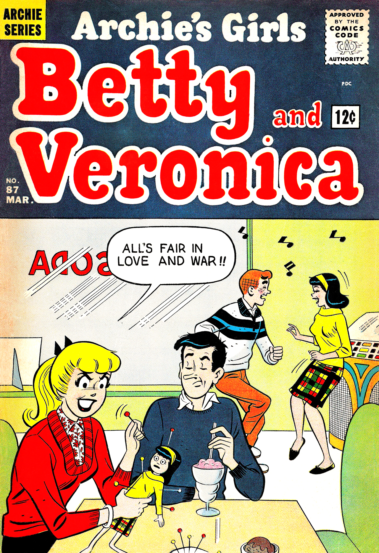 Read online Archie's Girls Betty and Veronica comic -  Issue #87 - 1