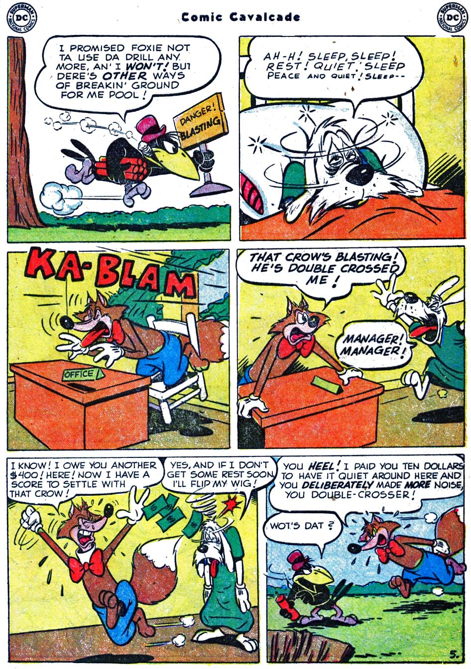 Read online Comic Cavalcade comic -  Issue #47 - 7