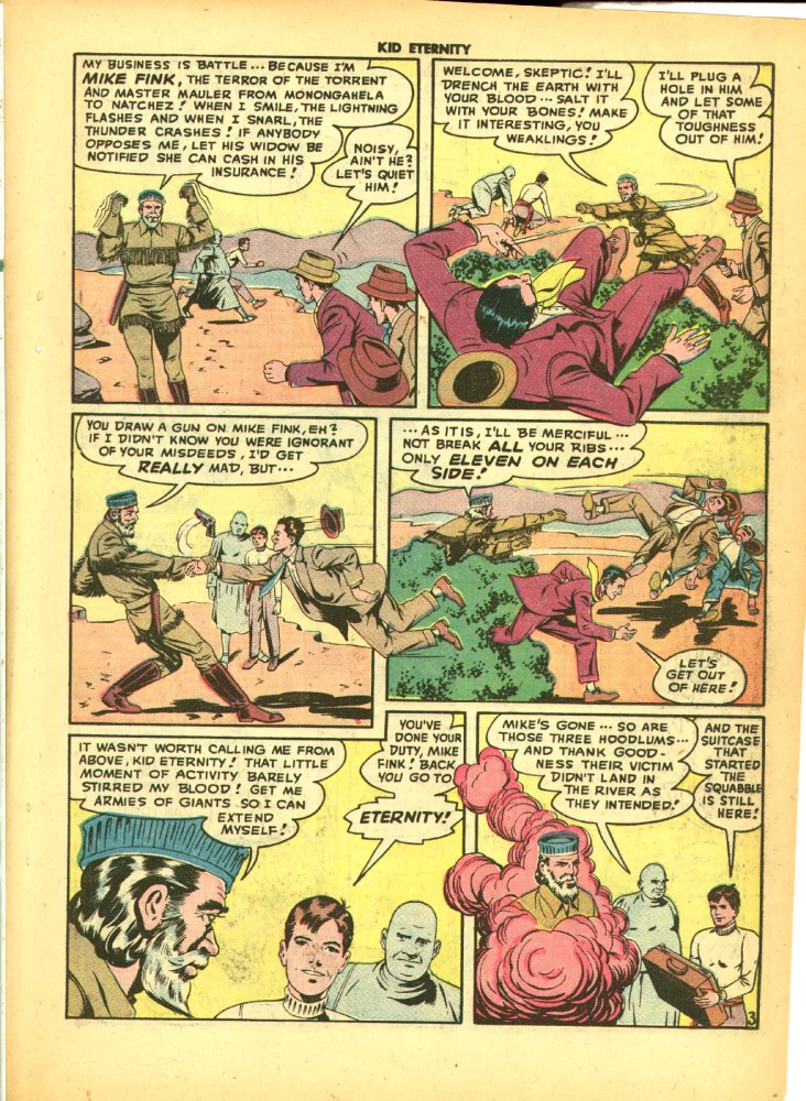 Read online Kid Eternity (1946) comic -  Issue #9 - 17