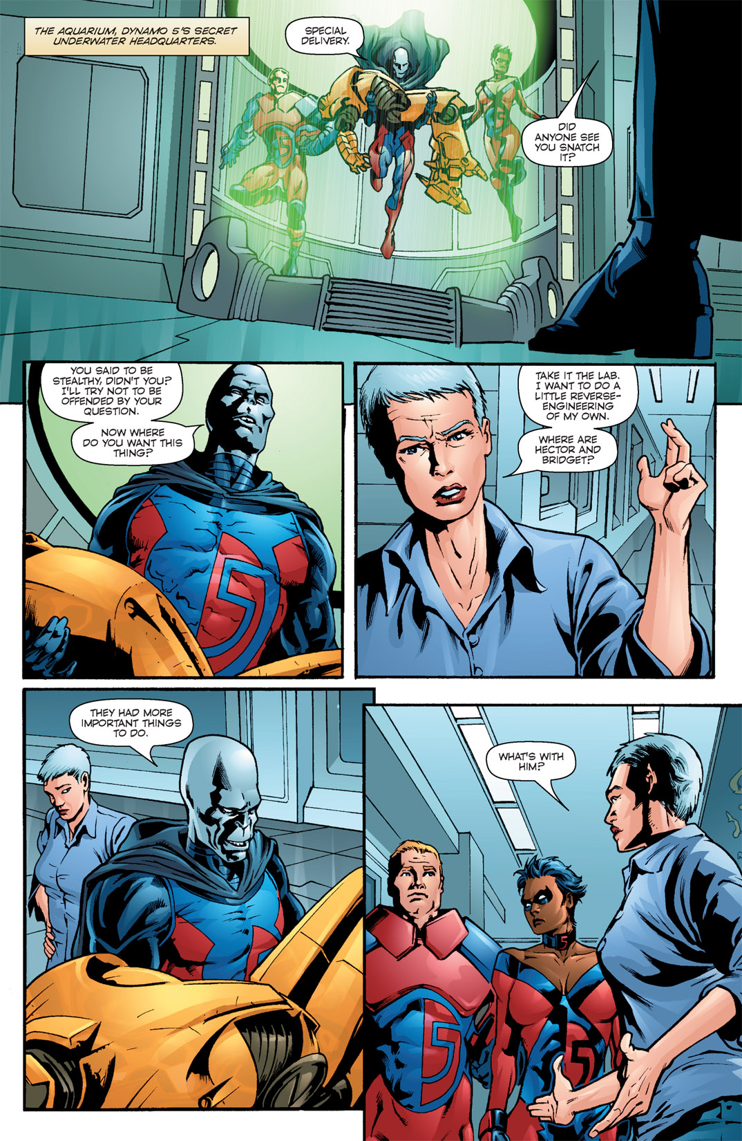 Read online Dynamo 5: Sins Of The Father comic -  Issue #1 - 8