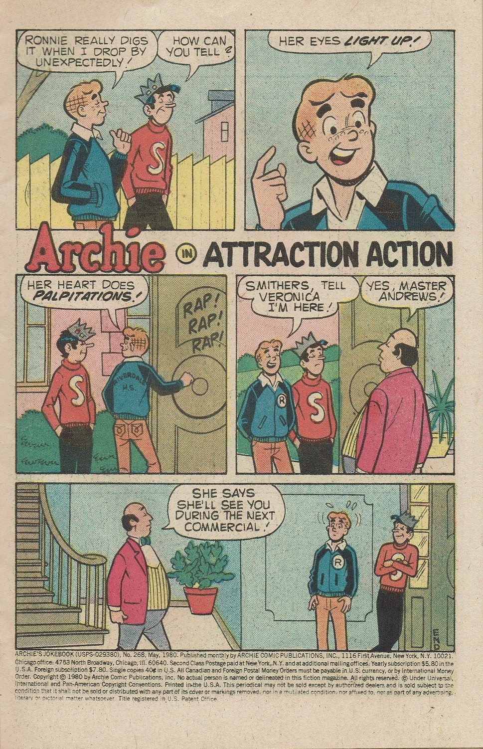 Read online Archie's Joke Book Magazine comic -  Issue #268 - 3