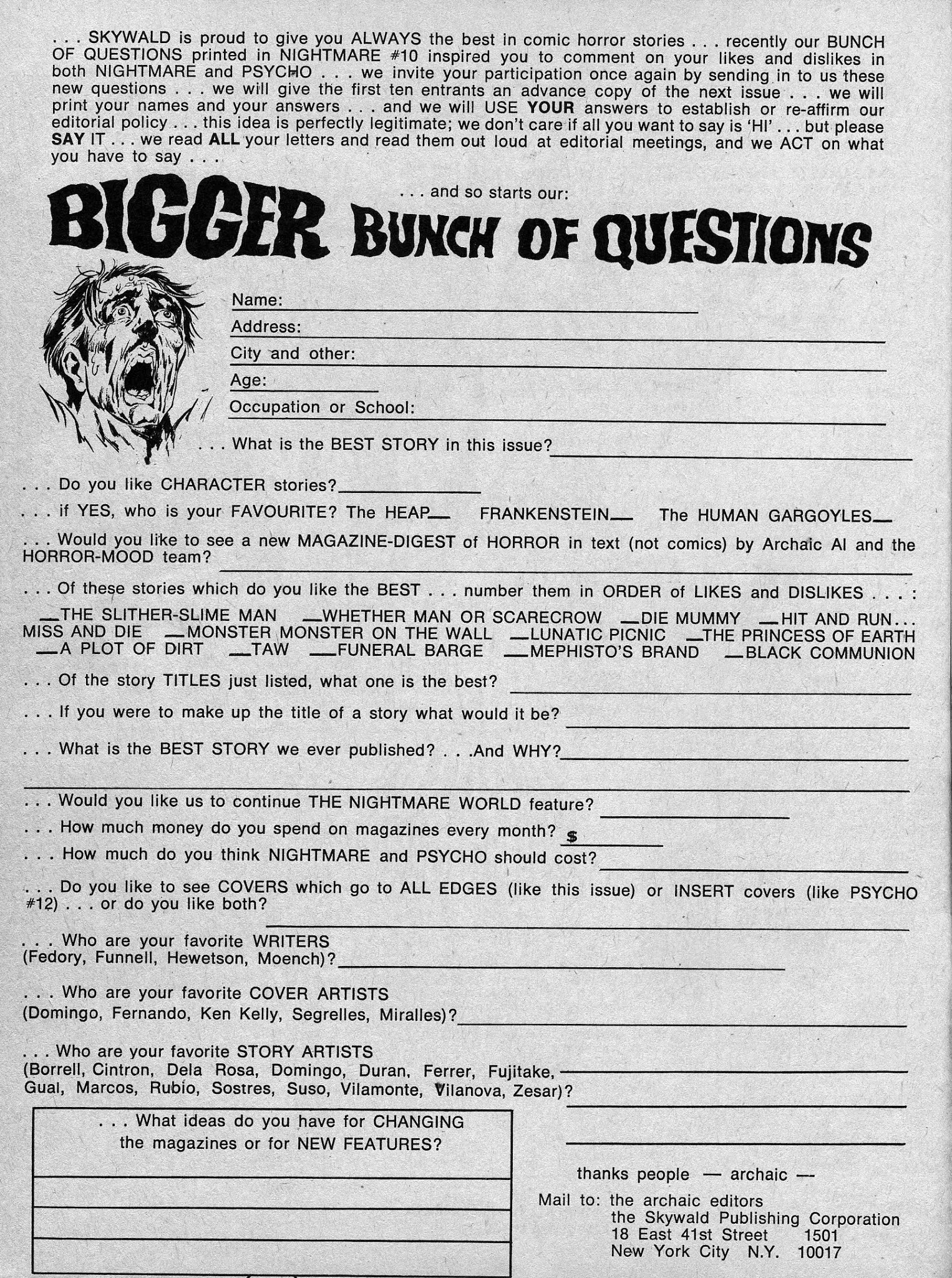 Read online Nightmare (1970) comic -  Issue #13 - 30