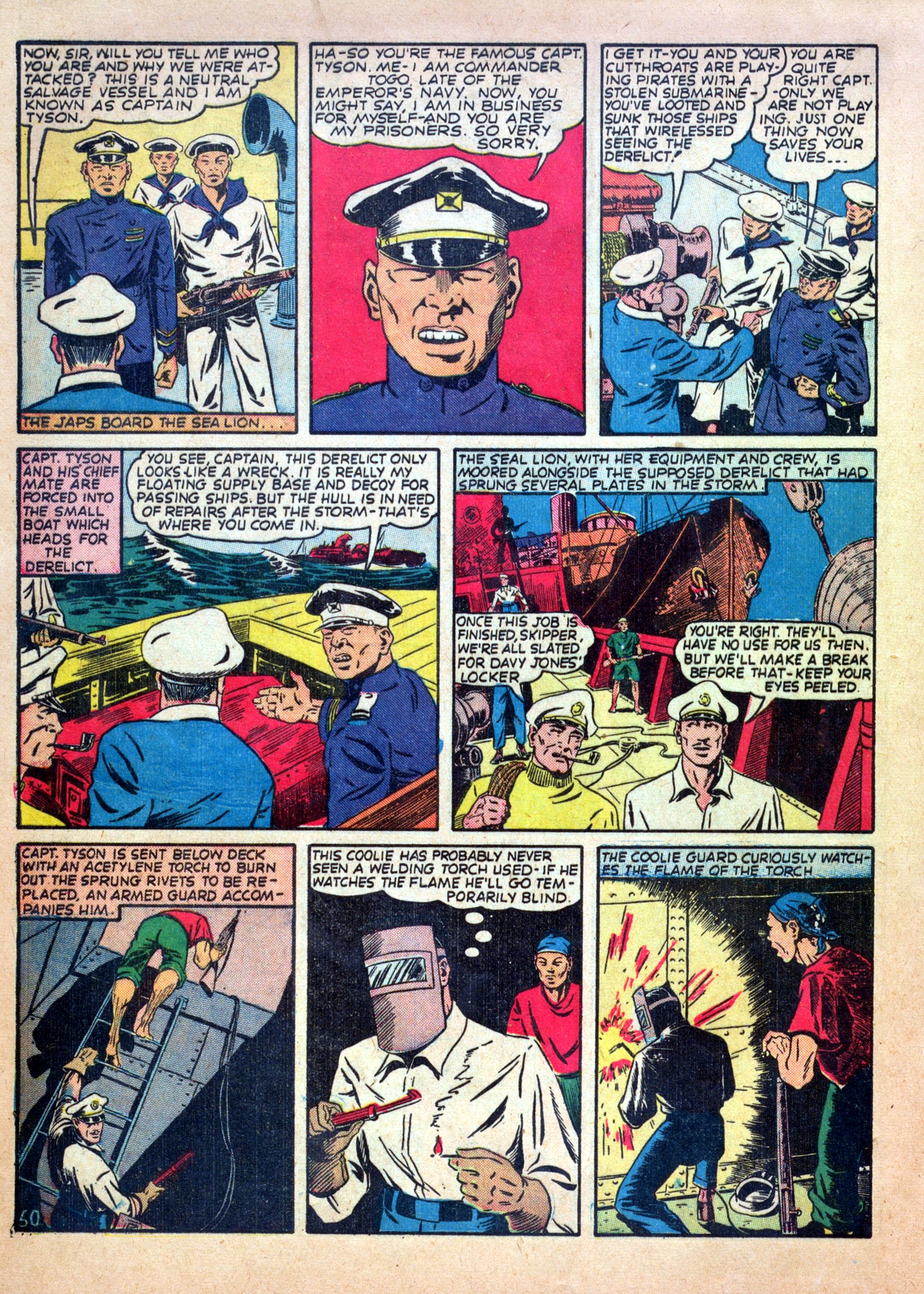 Read online Our Flag Comics comic -  Issue #1 - 52