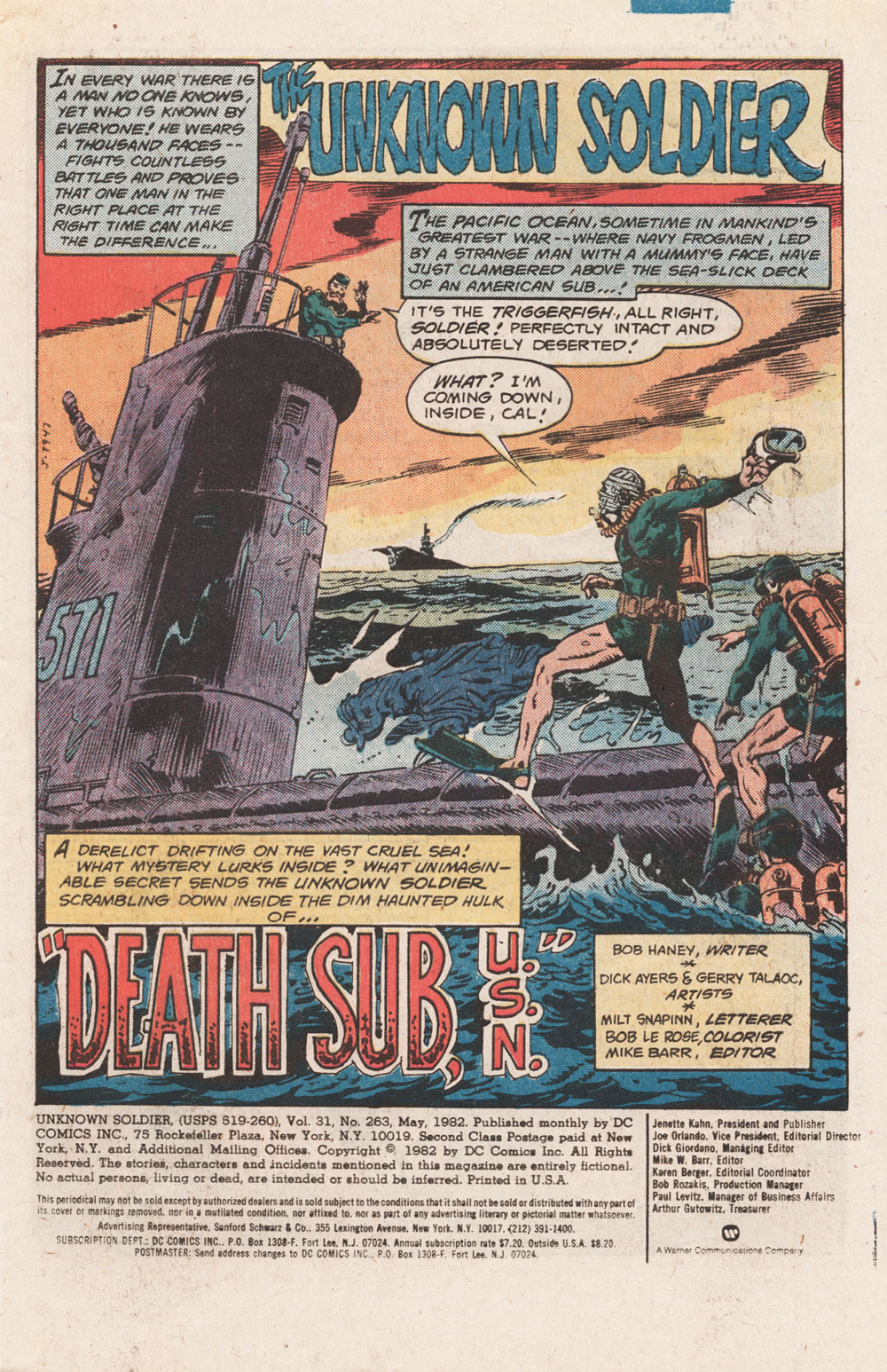 Read online Unknown Soldier (1977) comic -  Issue #263 - 3