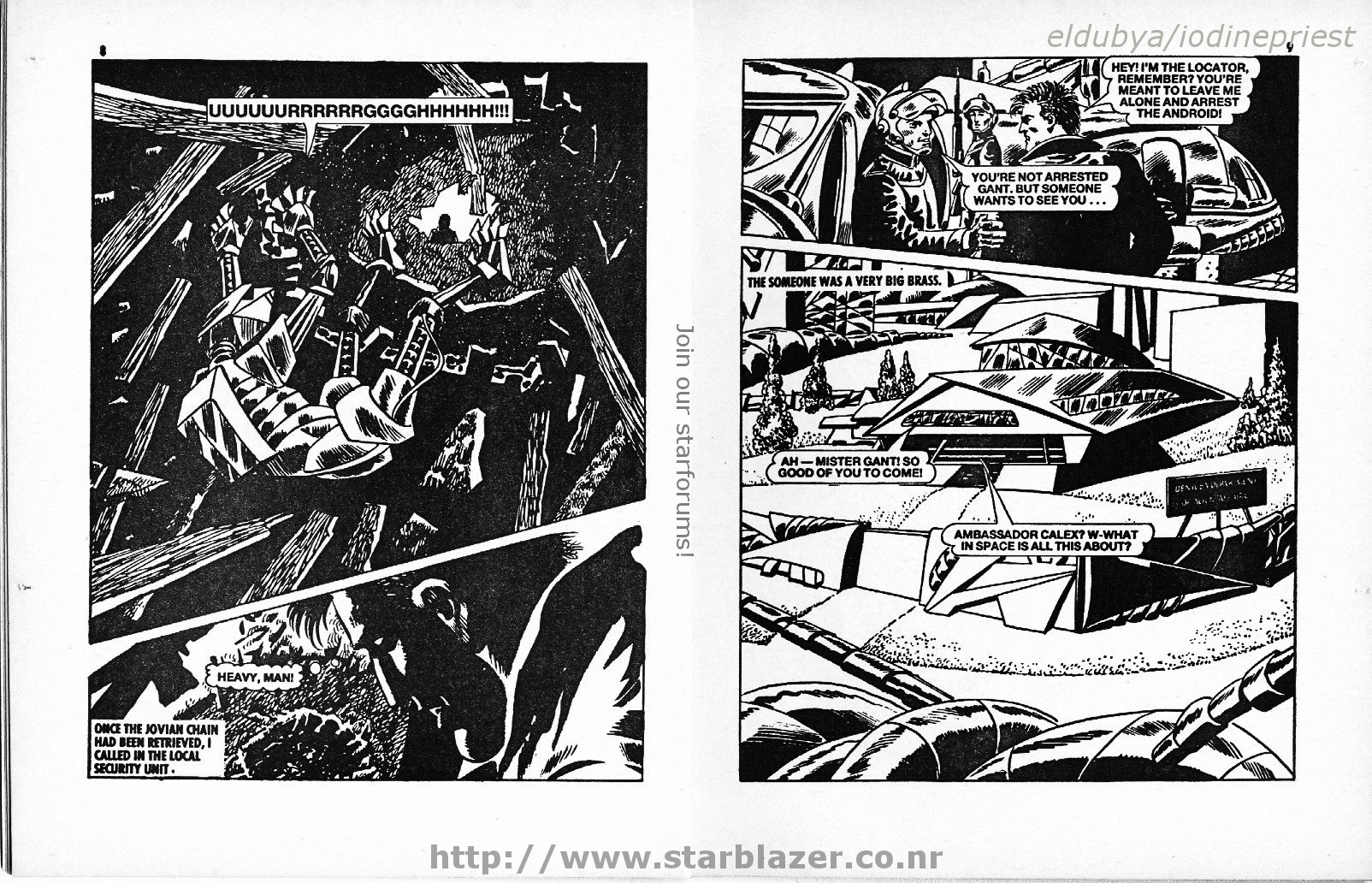 Read online Starblazer comic -  Issue #205 - 6