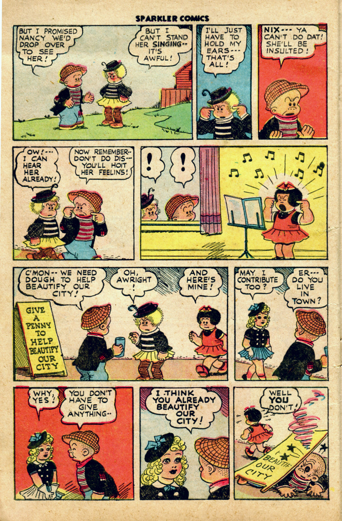 Read online Sparkler Comics comic -  Issue #50 - 12