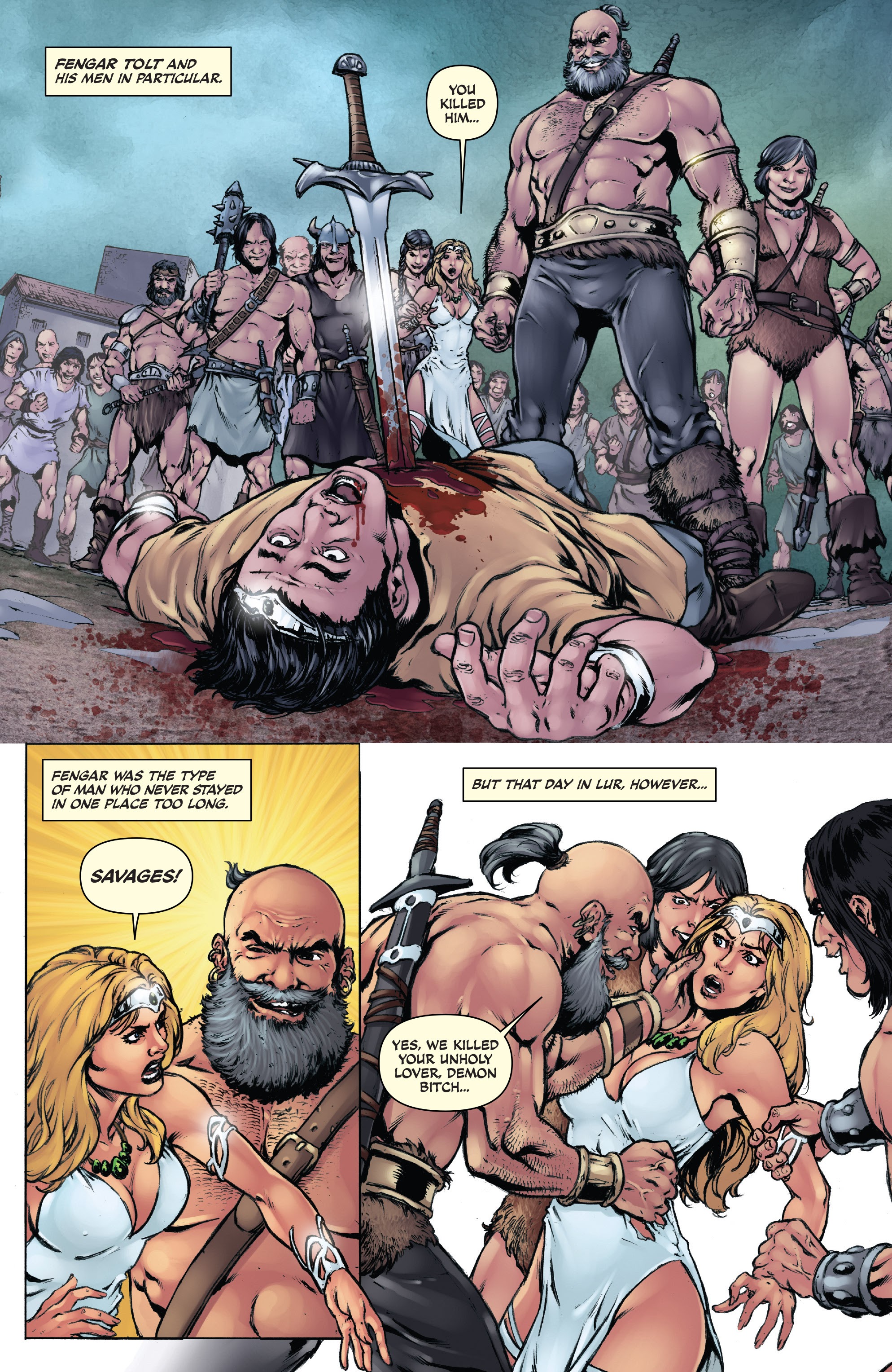 Read online Red Sonja: The Black Tower comic -  Issue #1 - 9