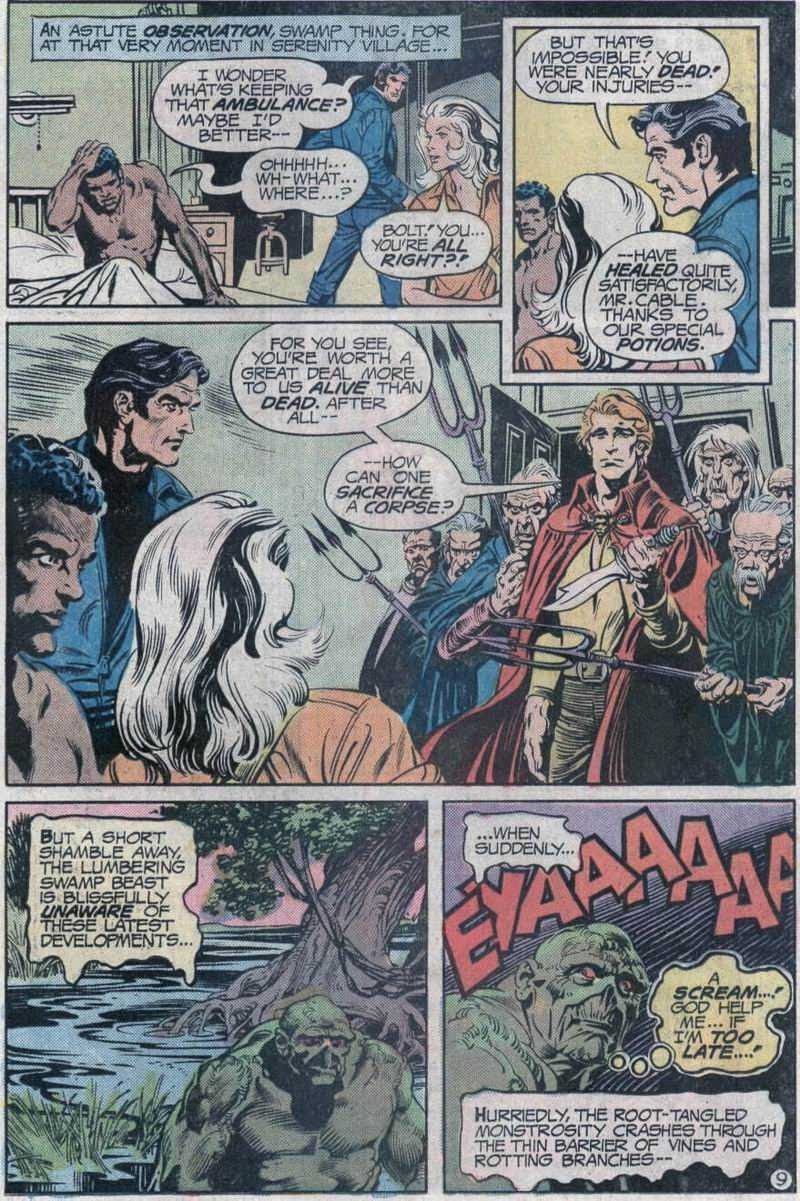 Read online Swamp Thing (1972) comic -  Issue #18 - 10