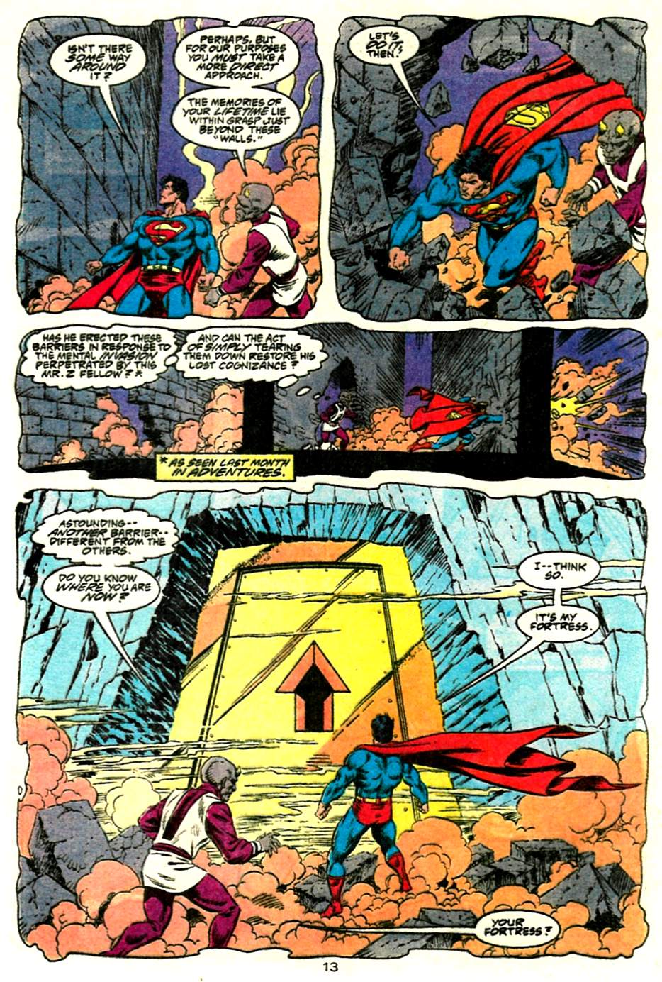 Read online Adventures of Superman (1987) comic -  Issue #485 - 14