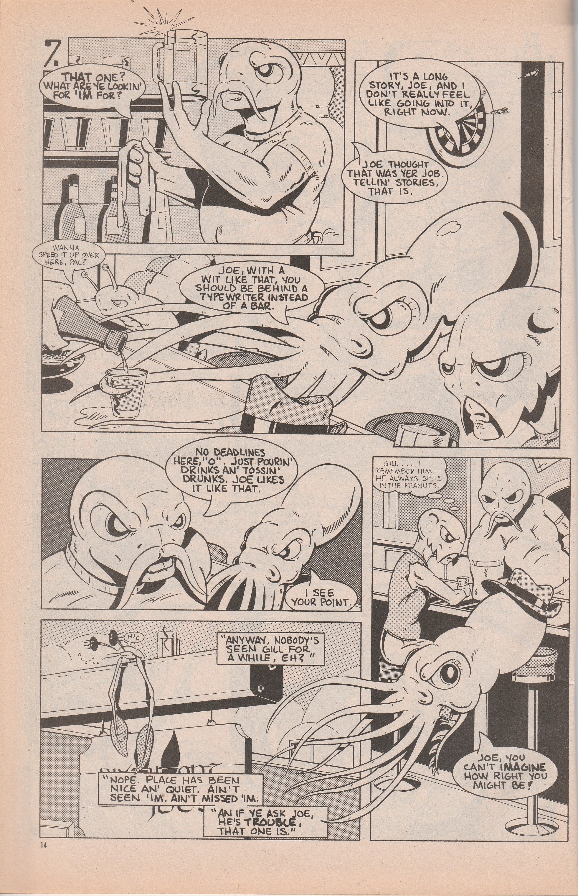 Read online The Fish Police comic -  Issue #9 - 16
