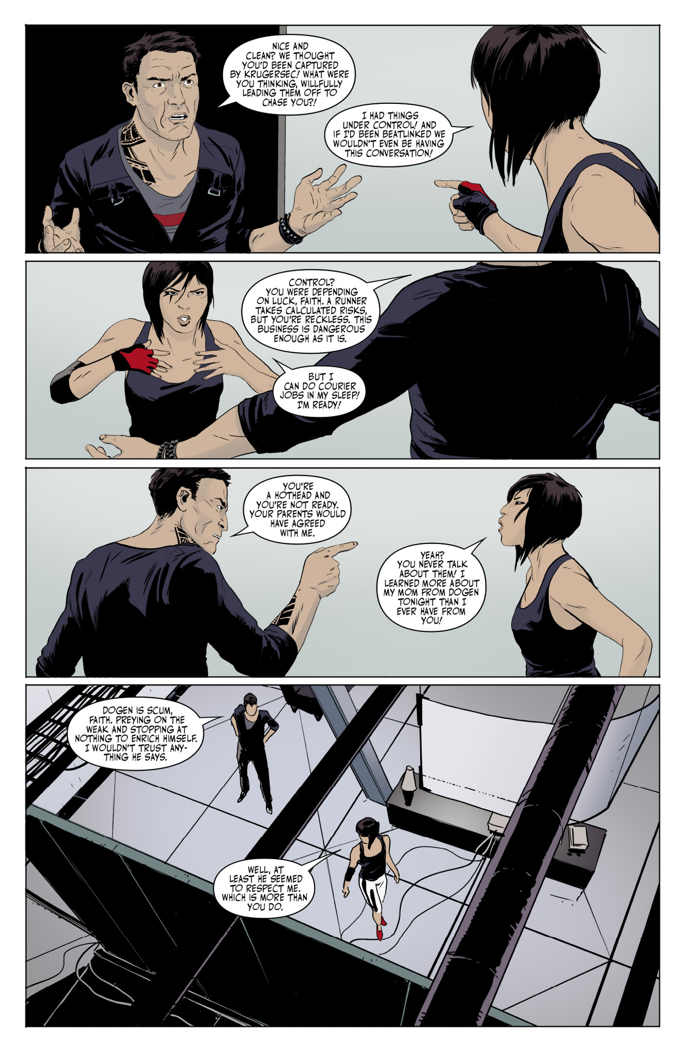 Read online Mirror's Edge: Exordium comic -  Issue #1 - 18