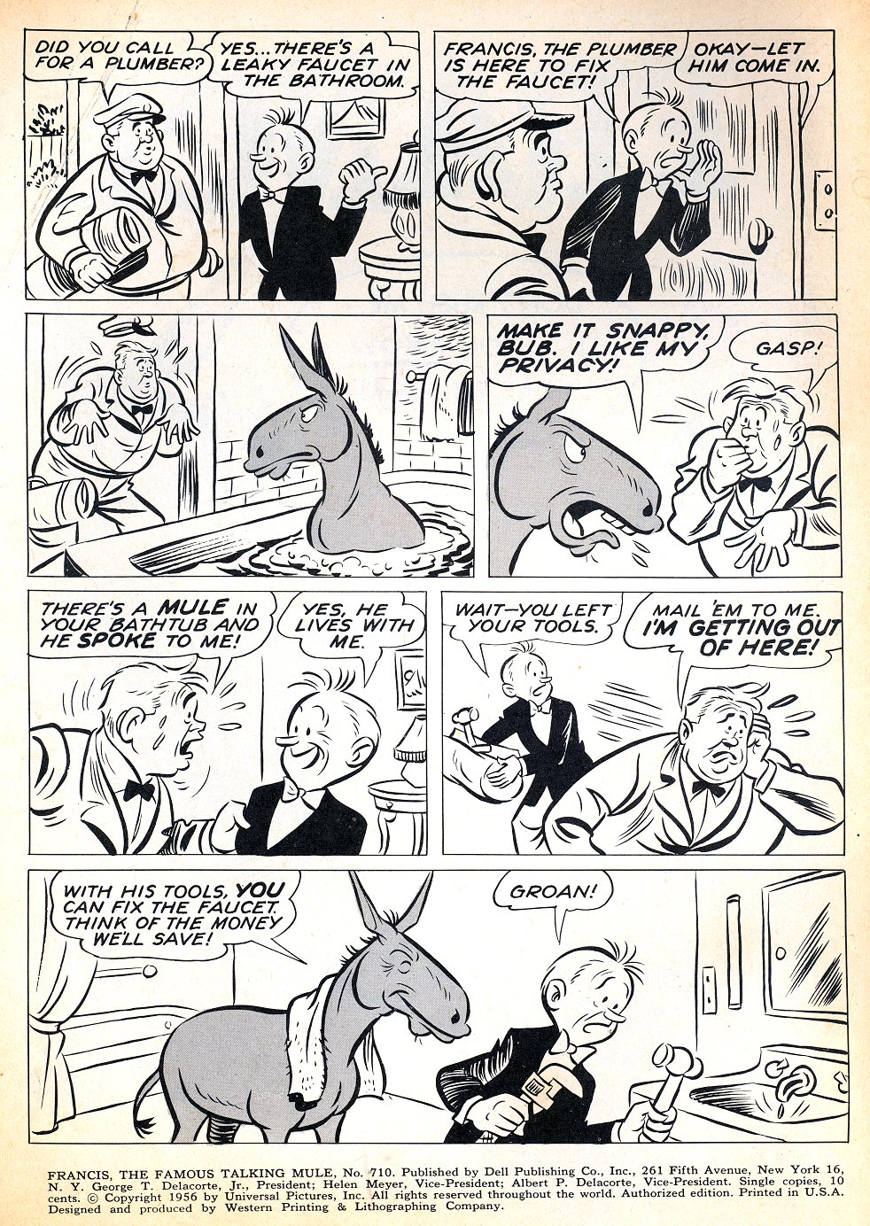 Read online Four Color Comics comic -  Issue #710 - 2