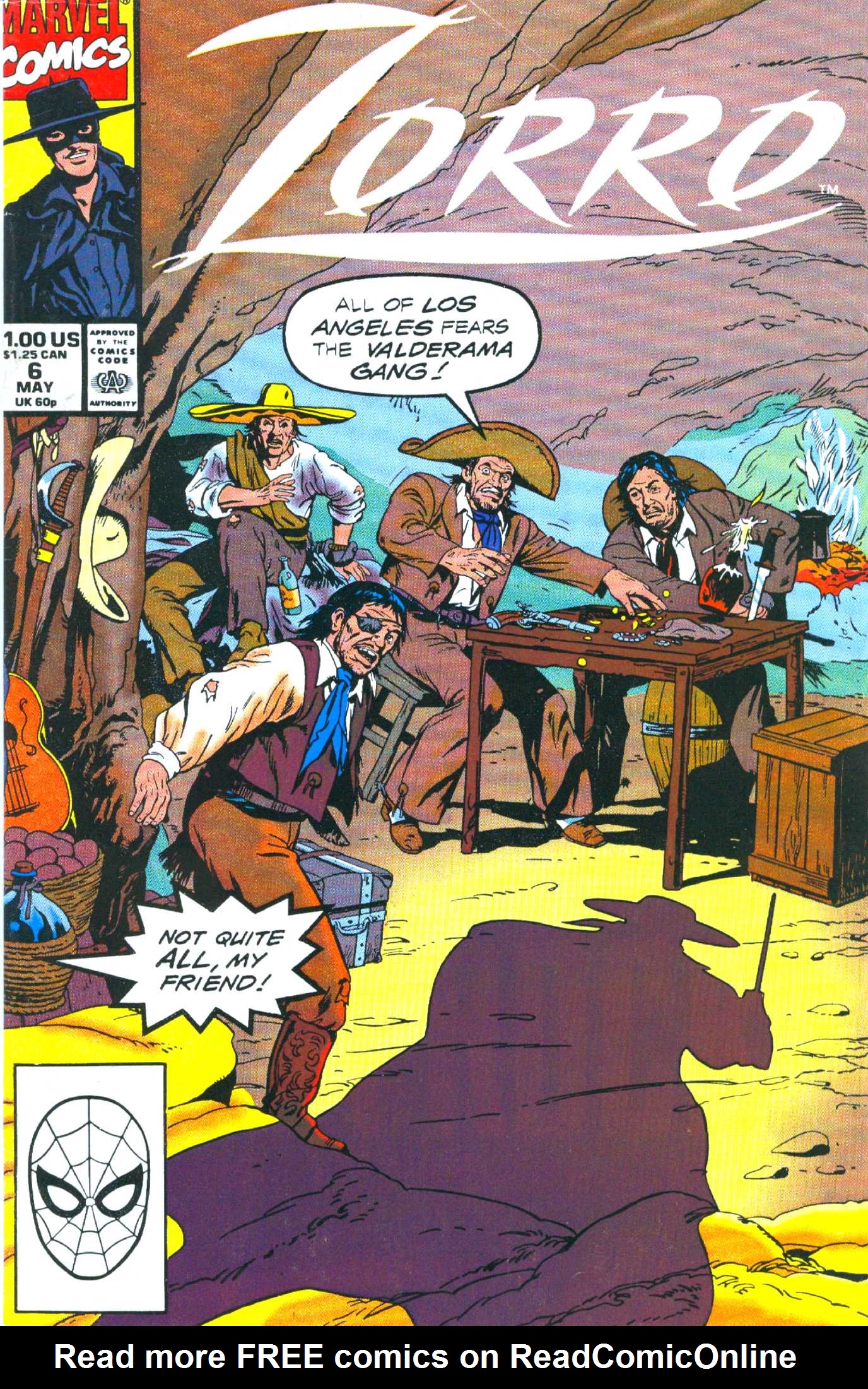 Read online Zorro (1990) comic -  Issue #6 - 1