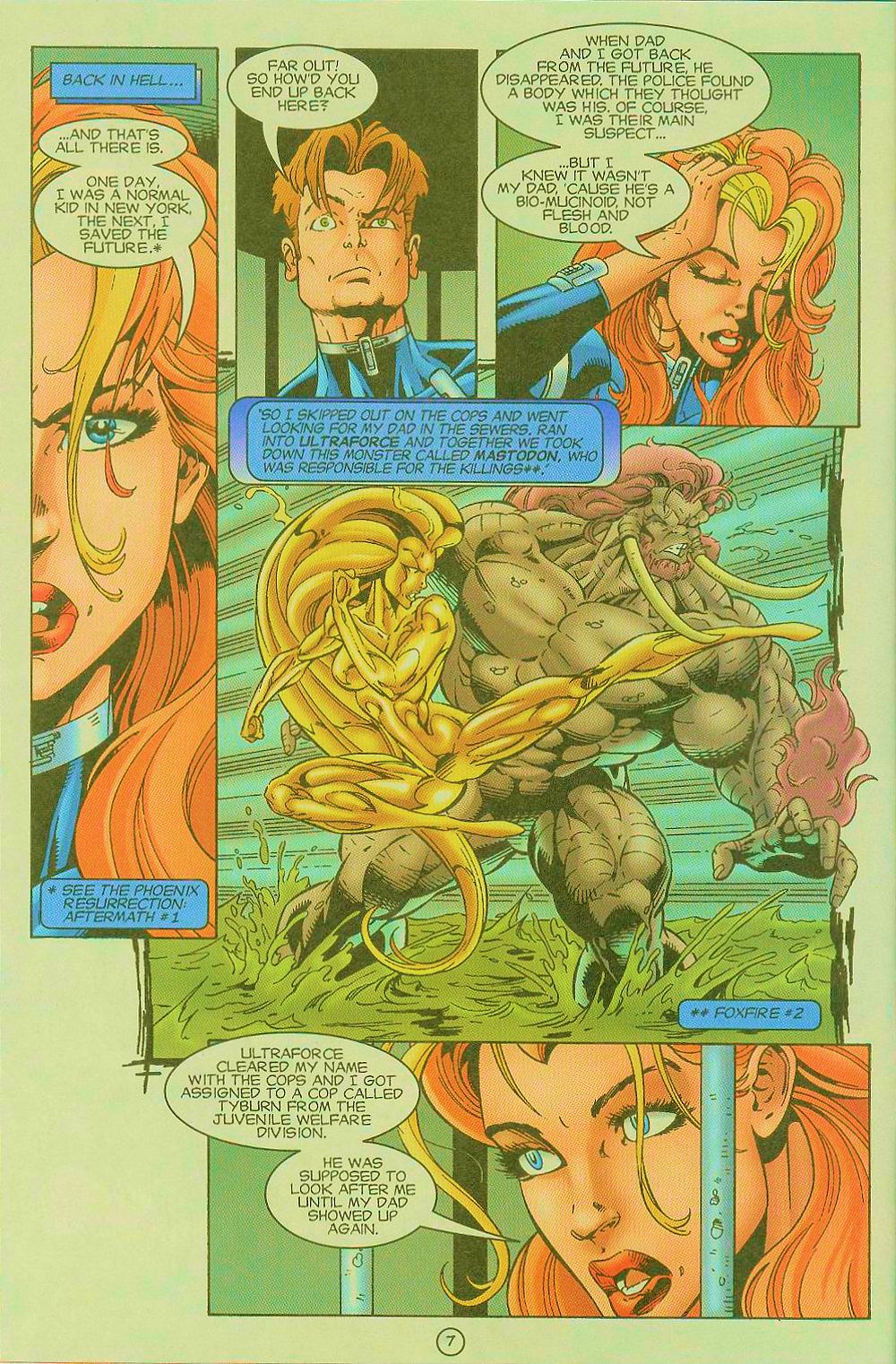 Read online Foxfire comic -  Issue #3 - 7