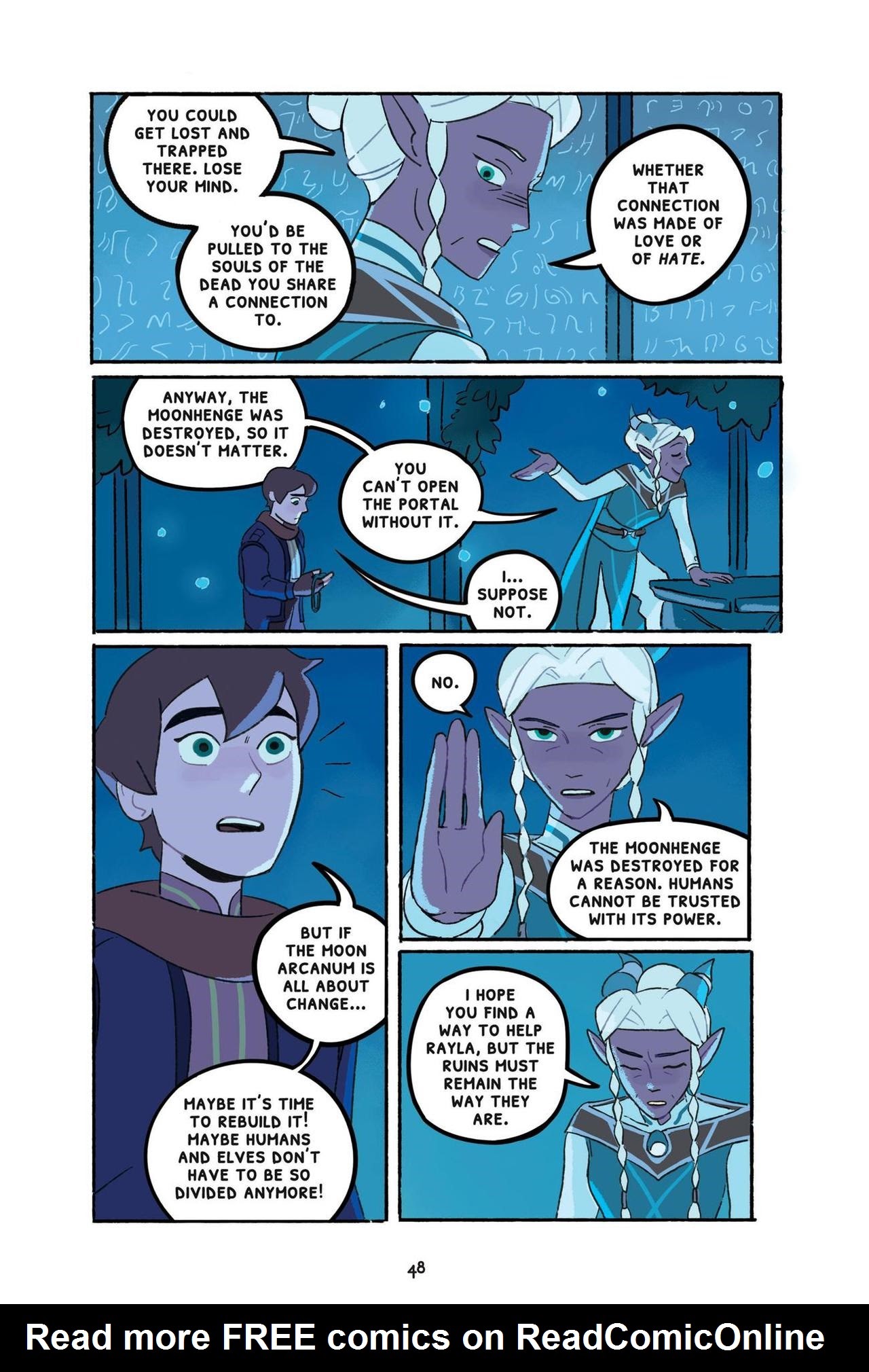 Read online Through the Moon: The Dragon Prince Graphic Novel comic -  Issue # TPB - 52