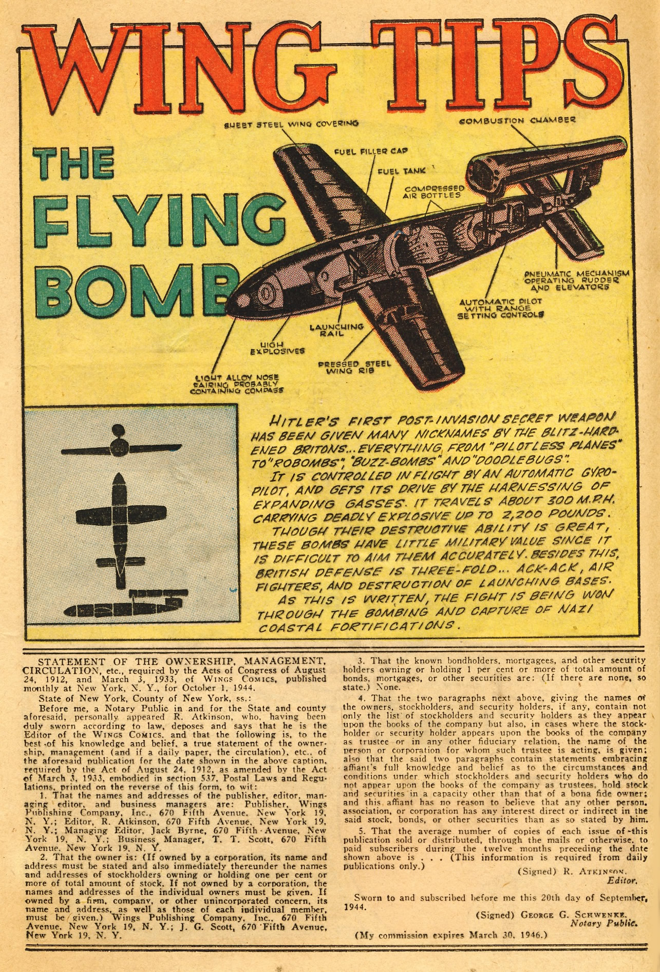 Read online Wings Comics comic -  Issue #54 - 21