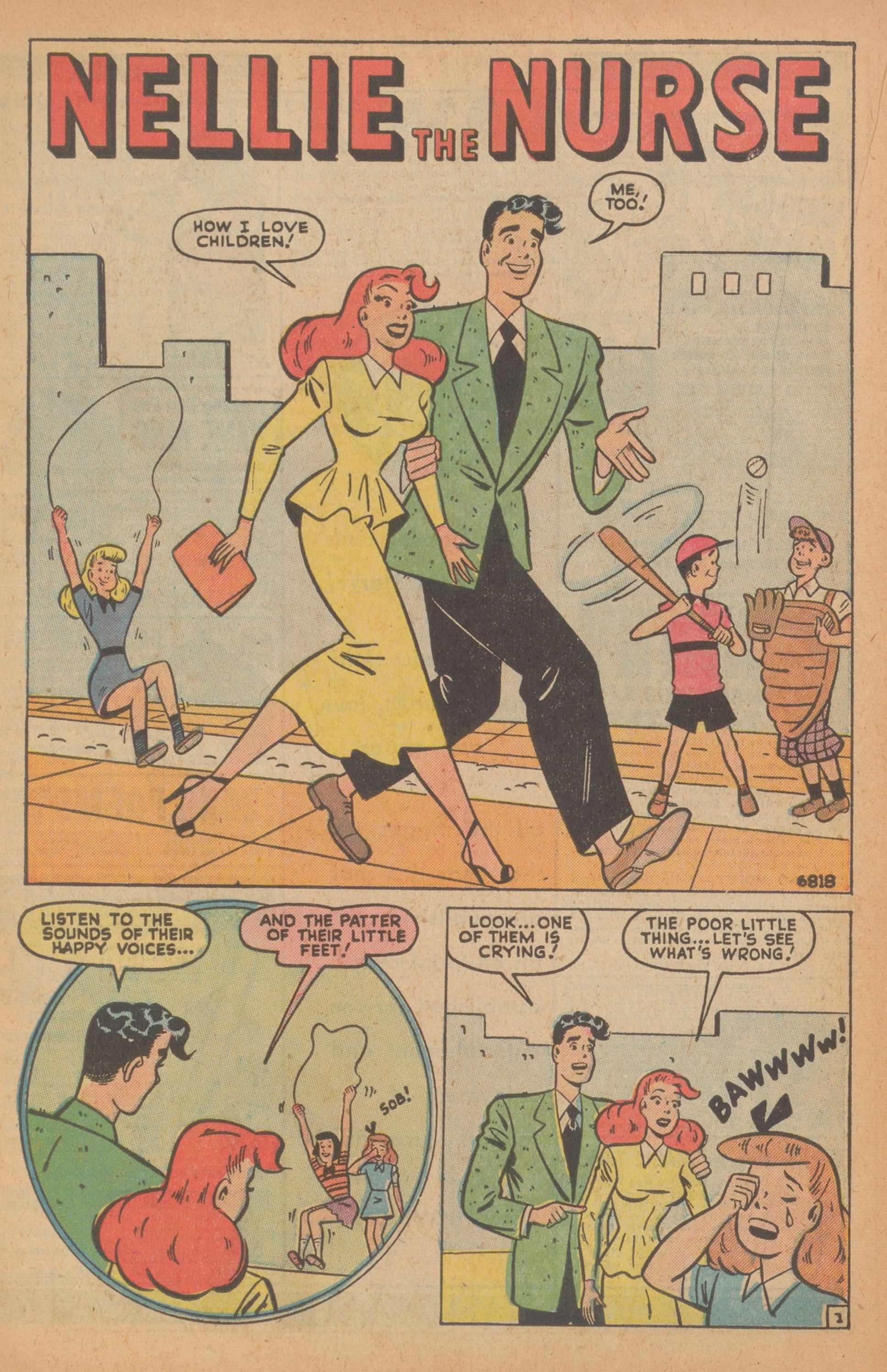 Read online Nellie The Nurse (1945) comic -  Issue #22 - 32