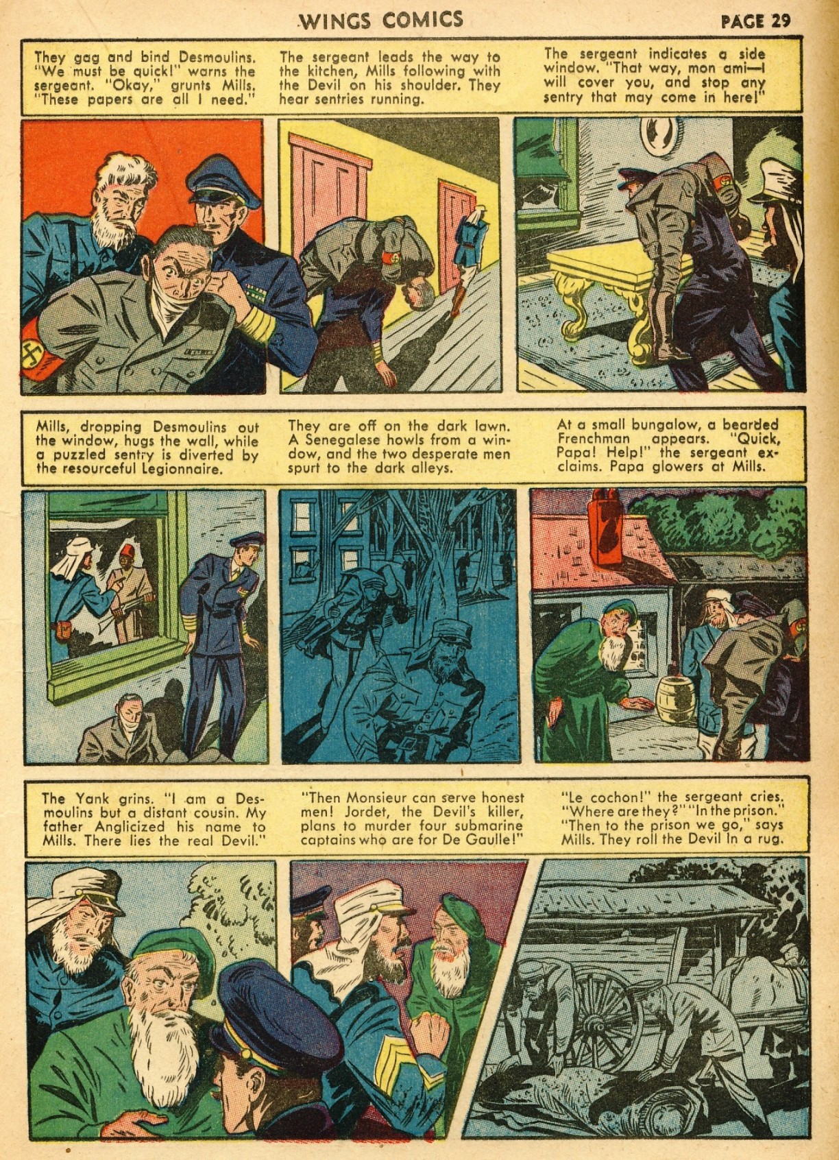 Read online Wings Comics comic -  Issue #22 - 31