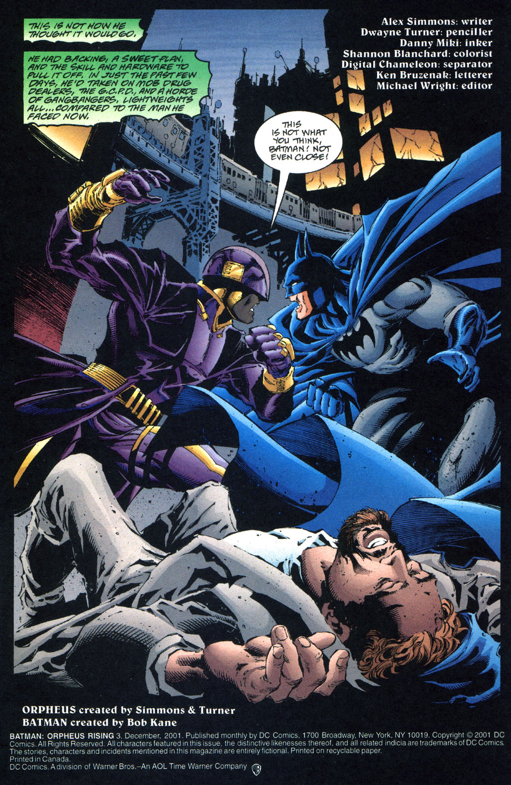 Read online Batman: Orpheus Rising comic -  Issue #3 - 3