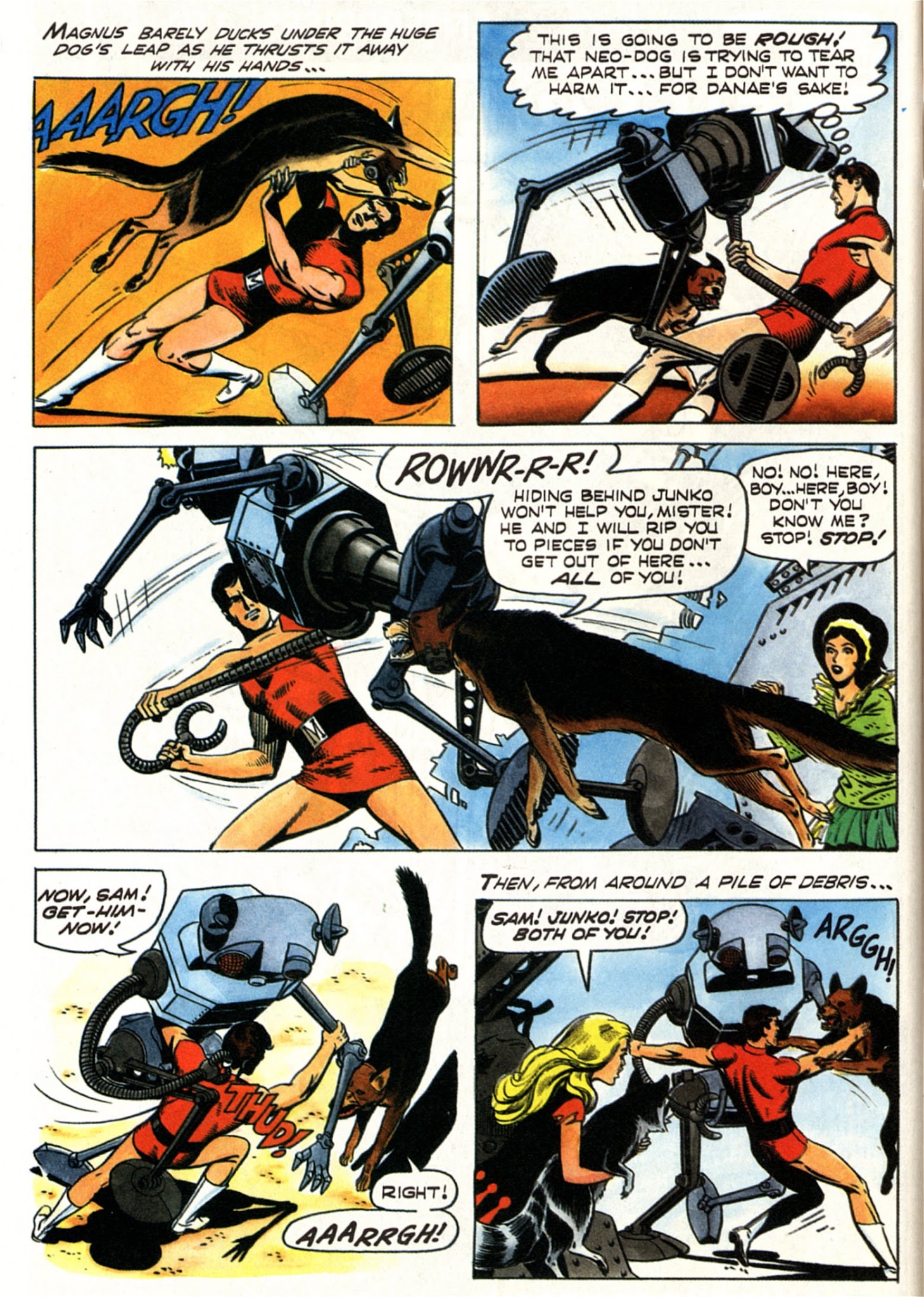 Read online Vintage Magnus, Robot Fighter comic -  Issue #4 - 10