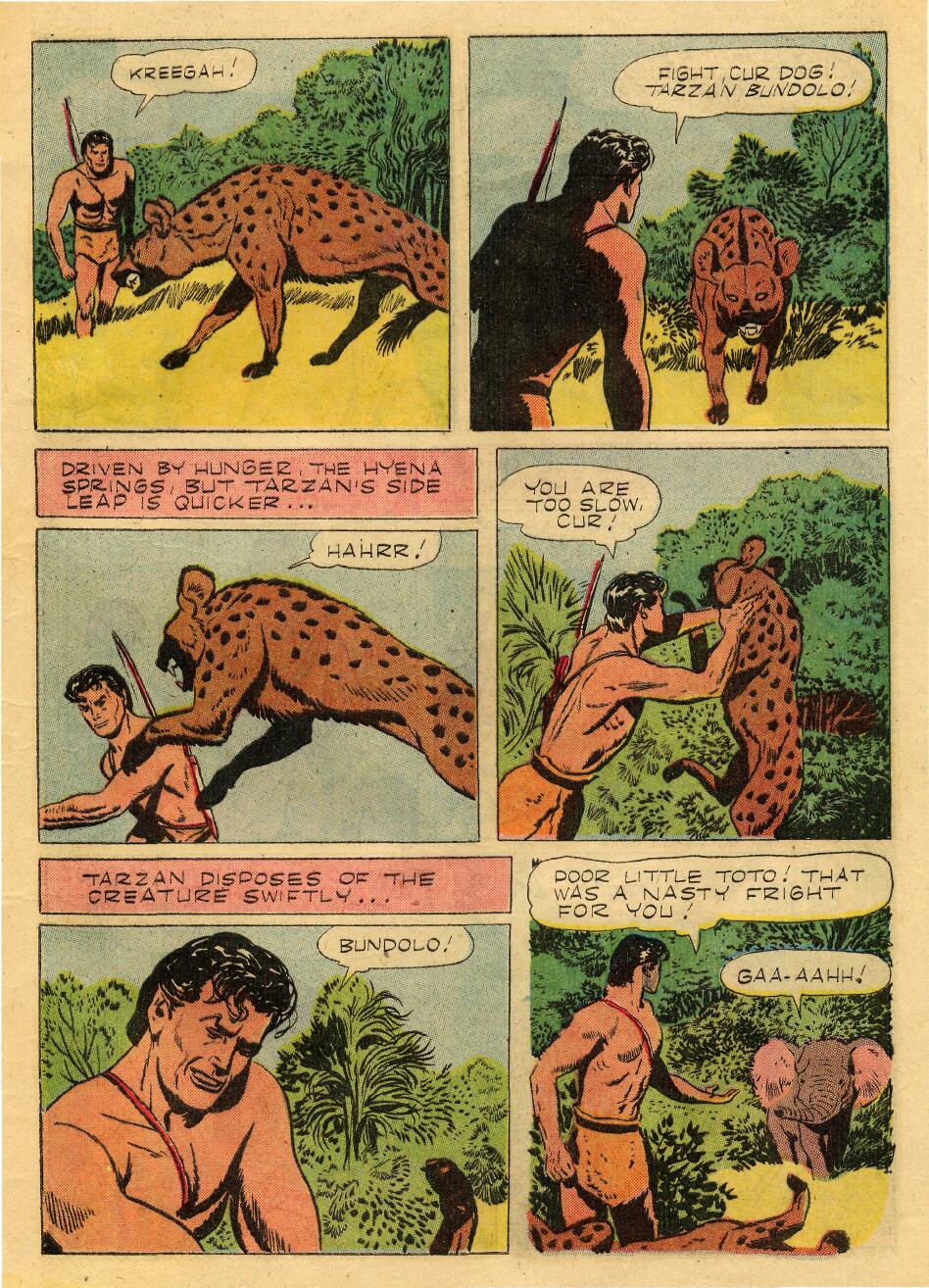 Read online Tarzan (1948) comic -  Issue #76 - 9