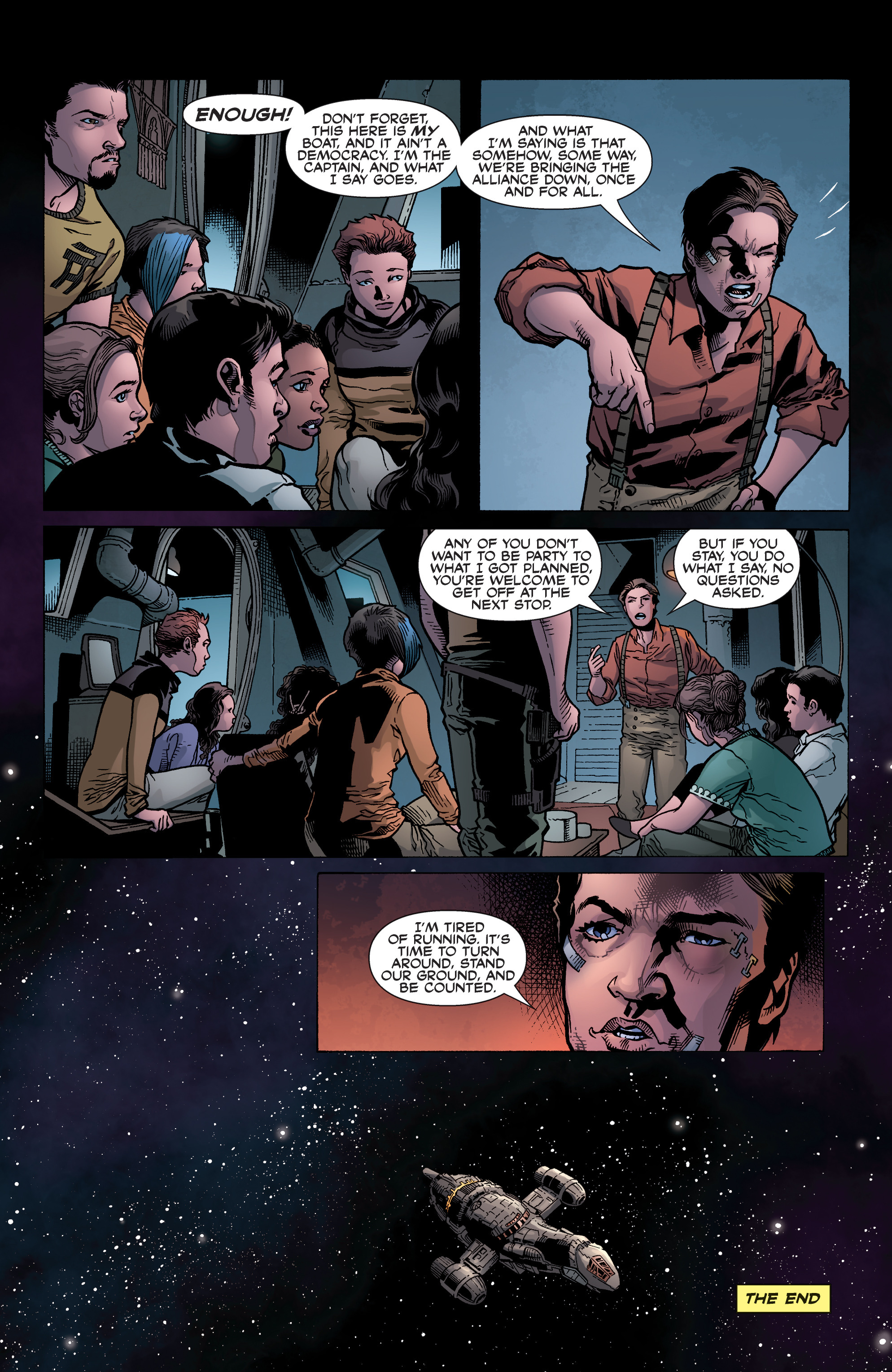 Read online Serenity: Firefly Class 03-K64 – No Power in the 'Verse comic -  Issue #6 - 25
