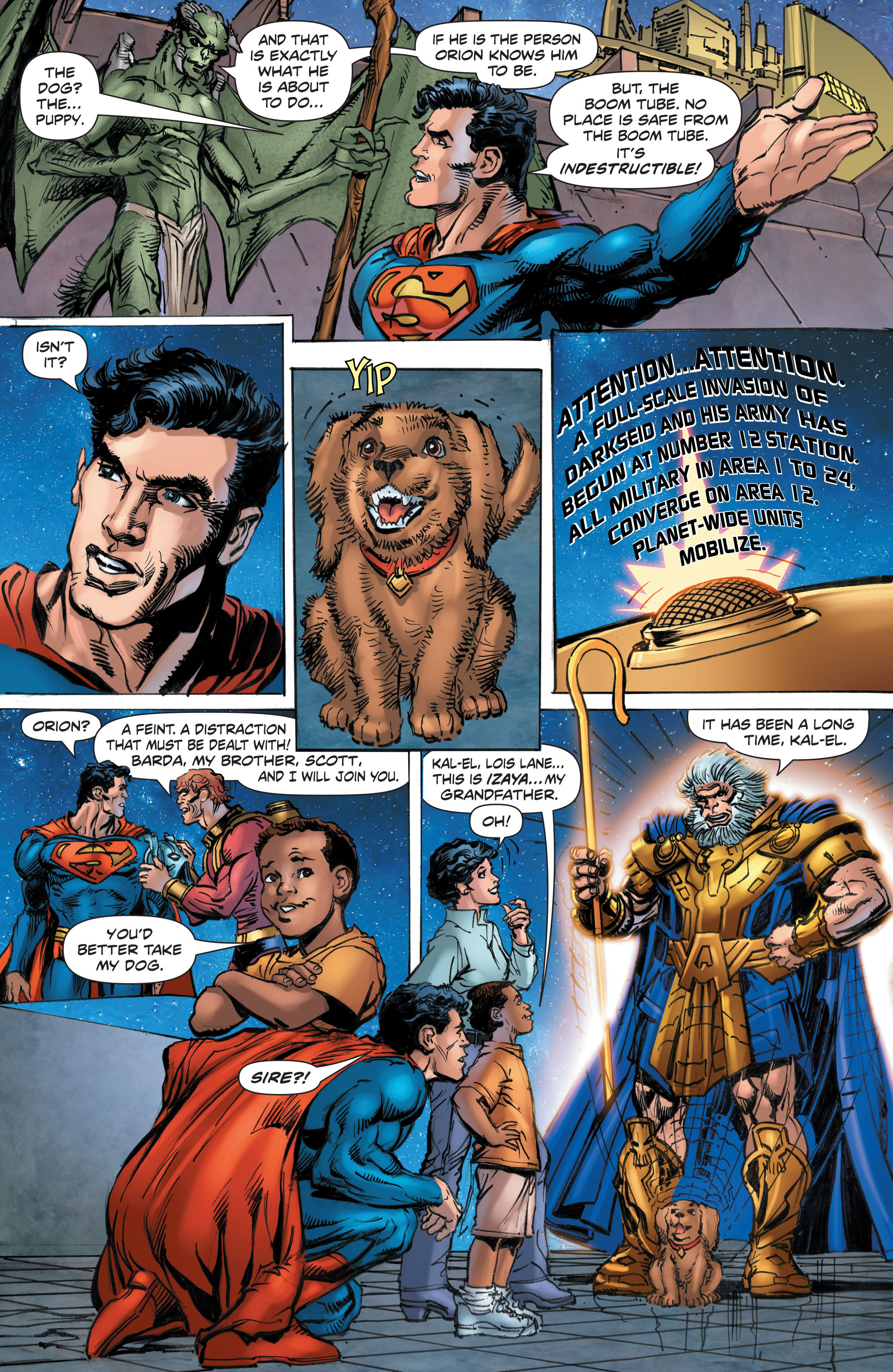 Read online Superman: The Coming of the Supermen comic -  Issue #6 - 14