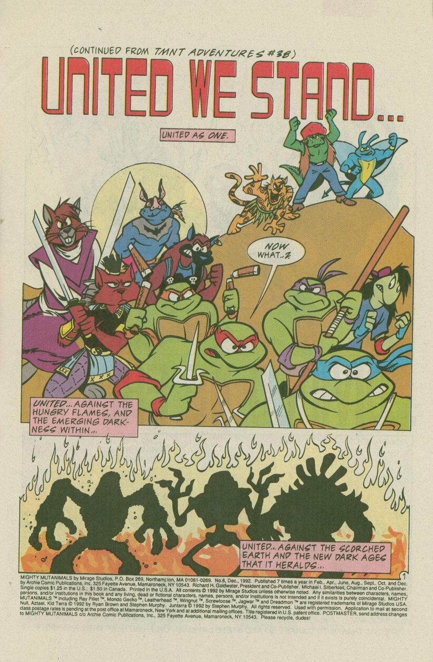 Read online Mighty Mutanimals (1992) comic -  Issue #6 - 3