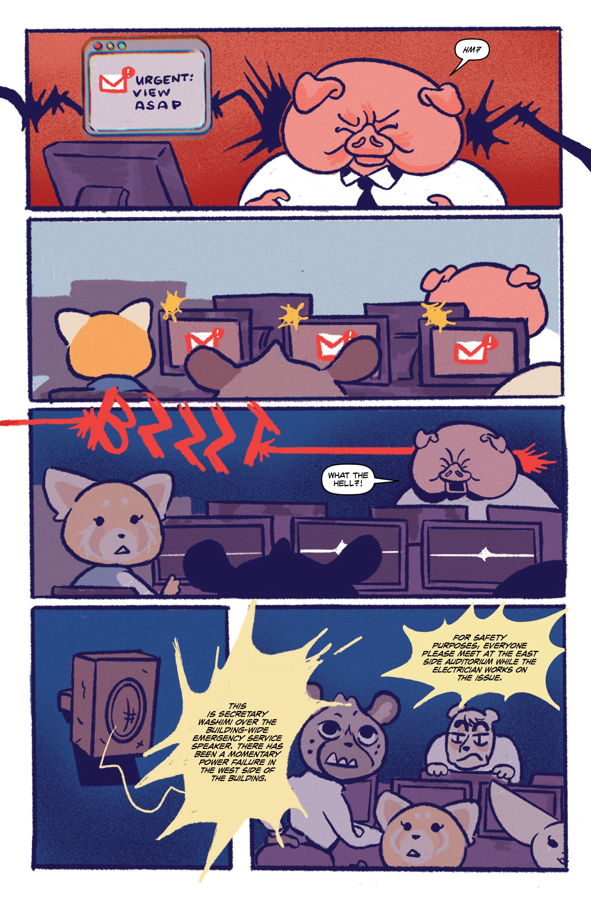 Read online Aggretsuko Meet Her Friends comic -  Issue #2 - 14