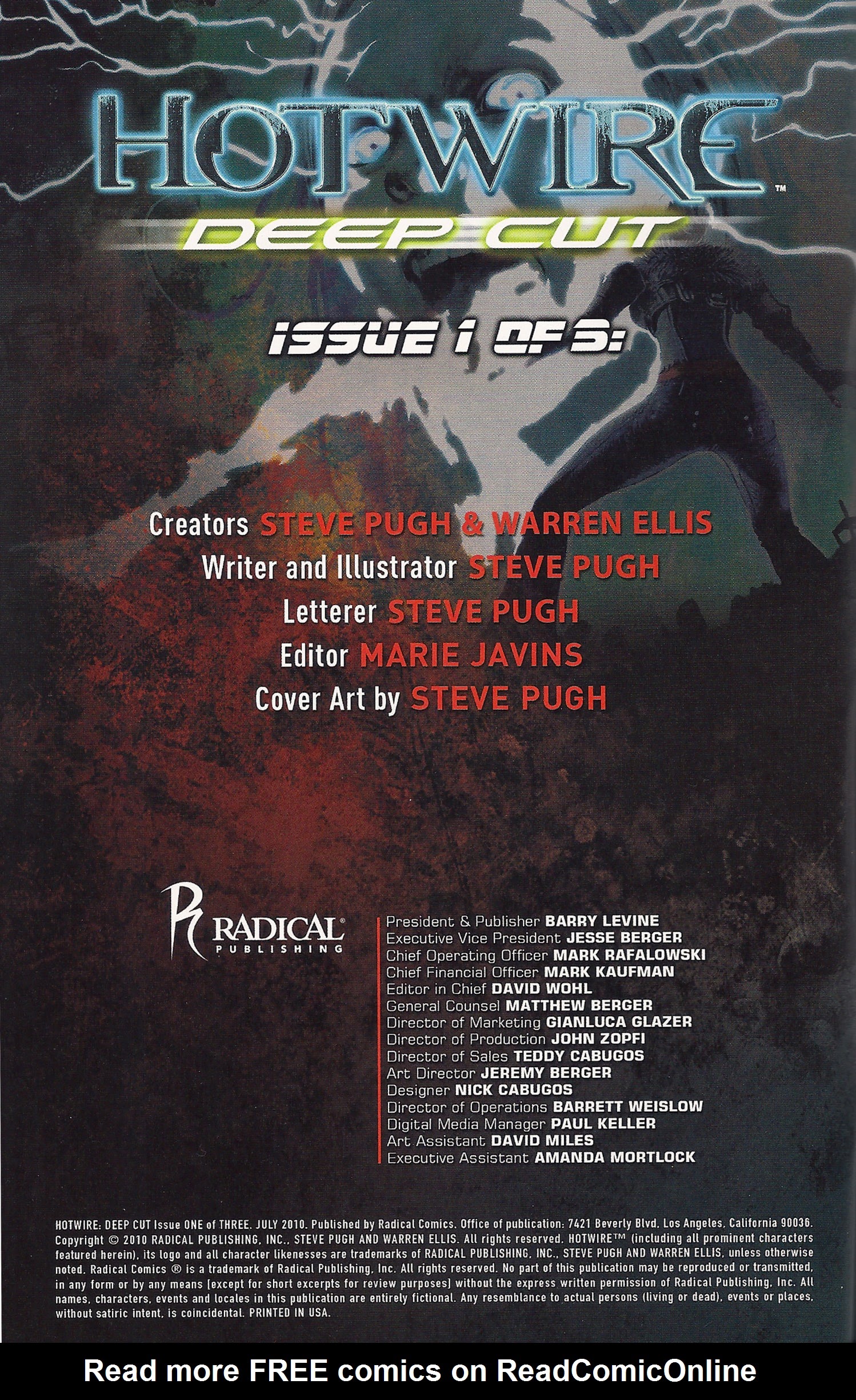 Read online Hotwire: Deep Cut comic -  Issue #1 - 2