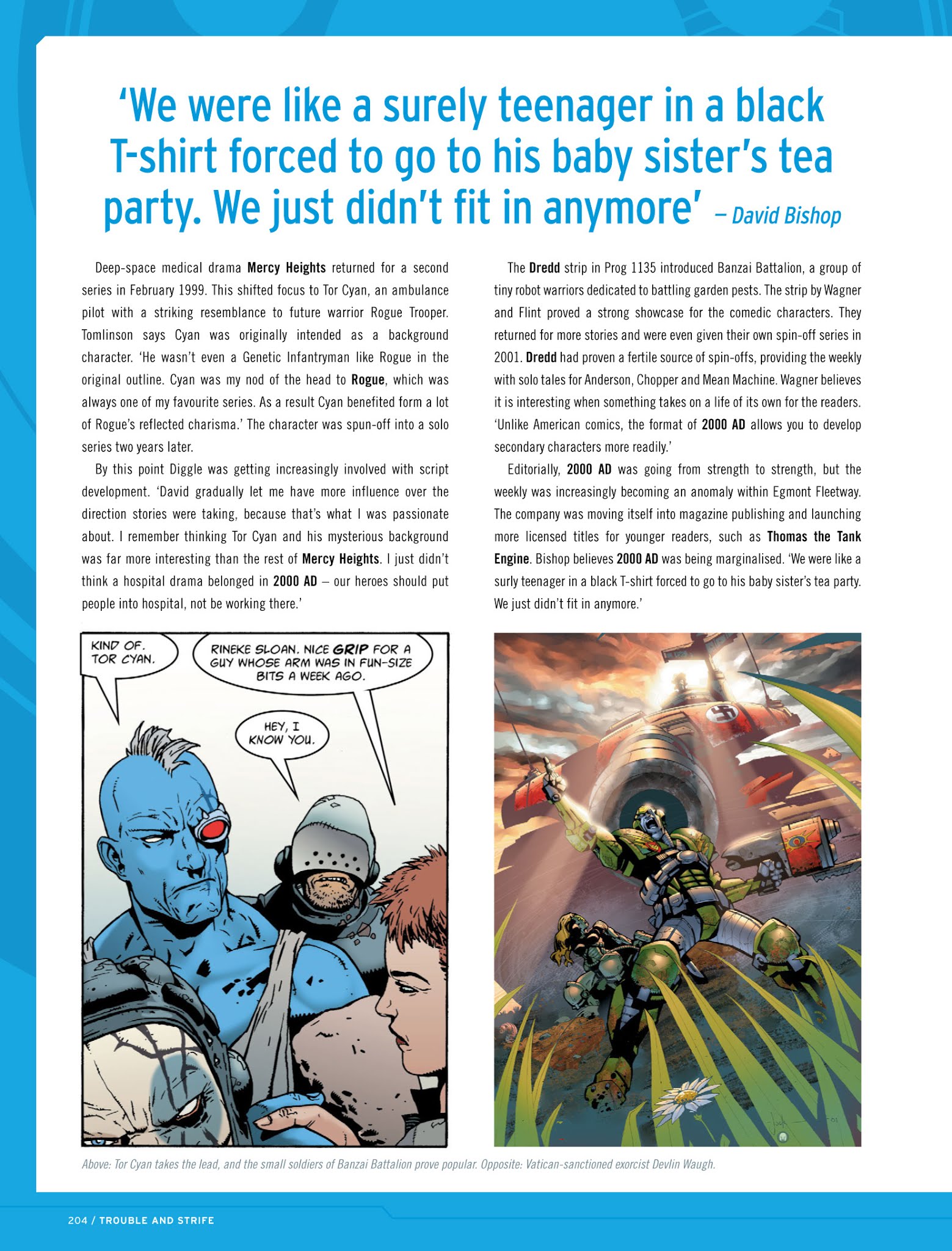 Read online Thrill-Power Overload: Forty Years of 2000 AD: Revised, Updated and Expanded! comic -  Issue # TPB (Part 3) - 6