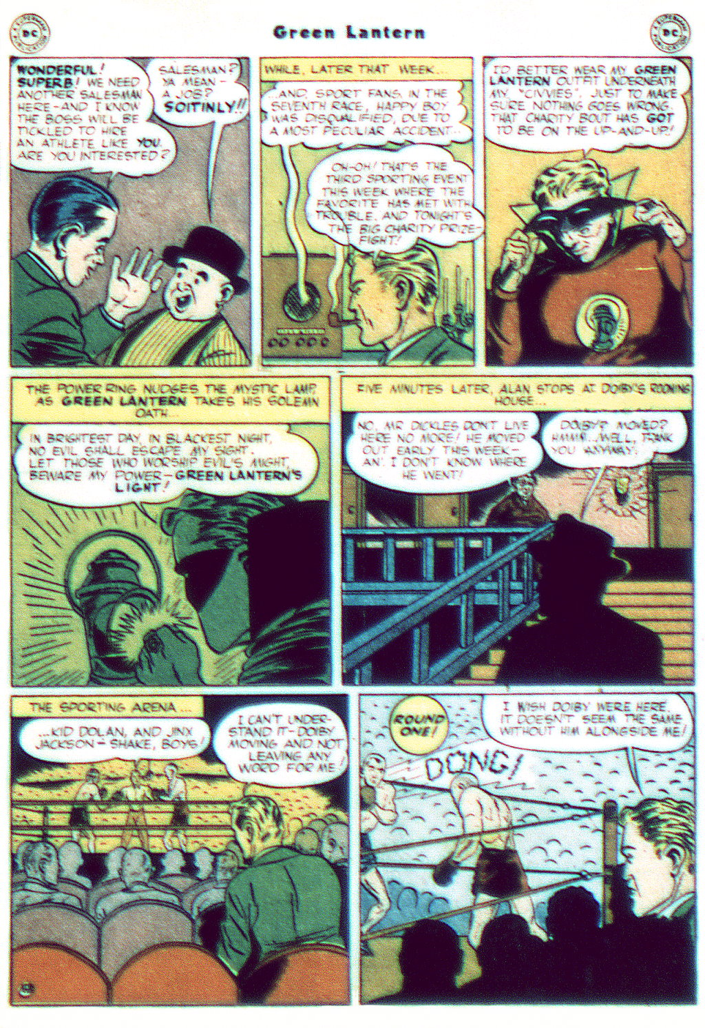 Read online Green Lantern (1941) comic -  Issue #19 - 22