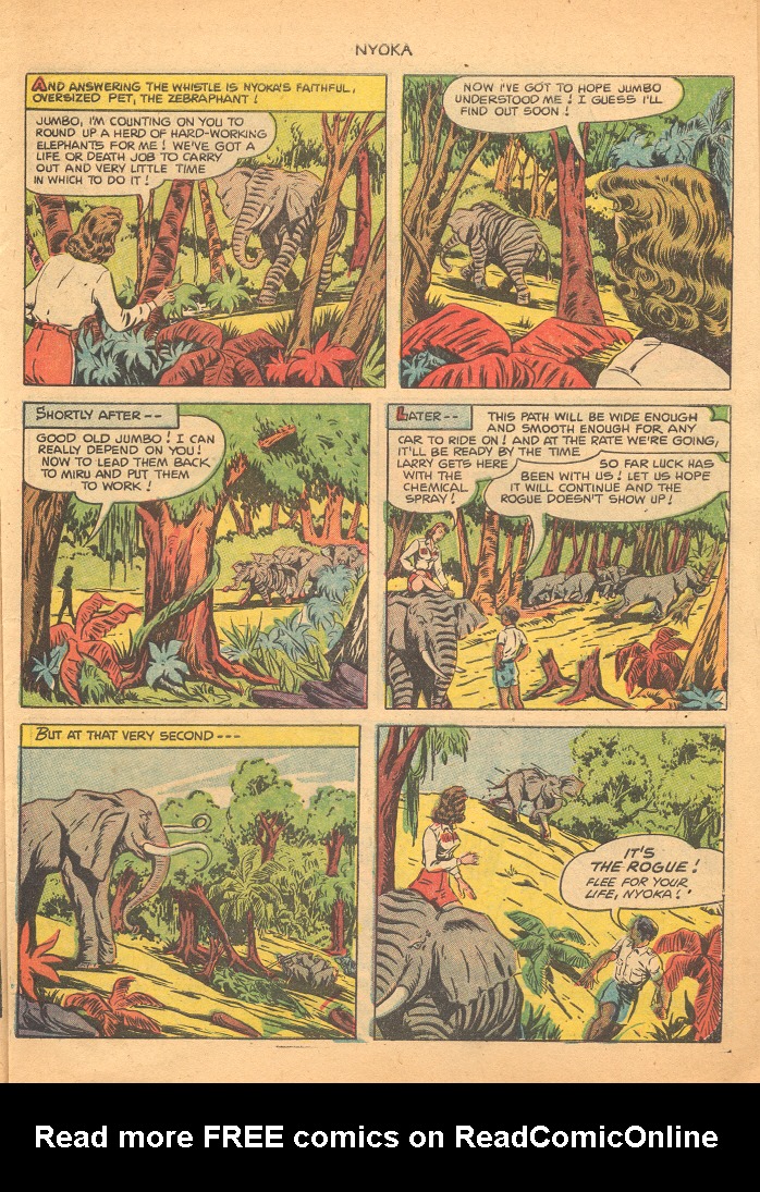 Read online Nyoka the Jungle Girl (1945) comic -  Issue #60 - 7