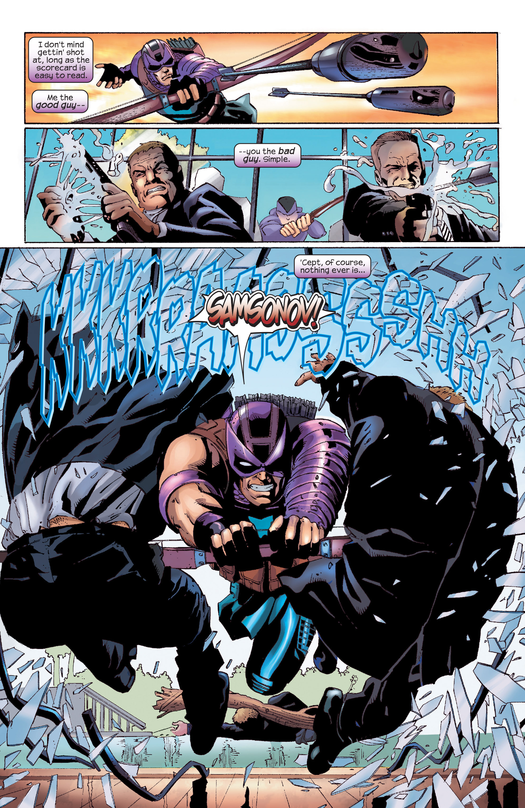 Read online Hawkeye (2003) comic -  Issue #7 - 7