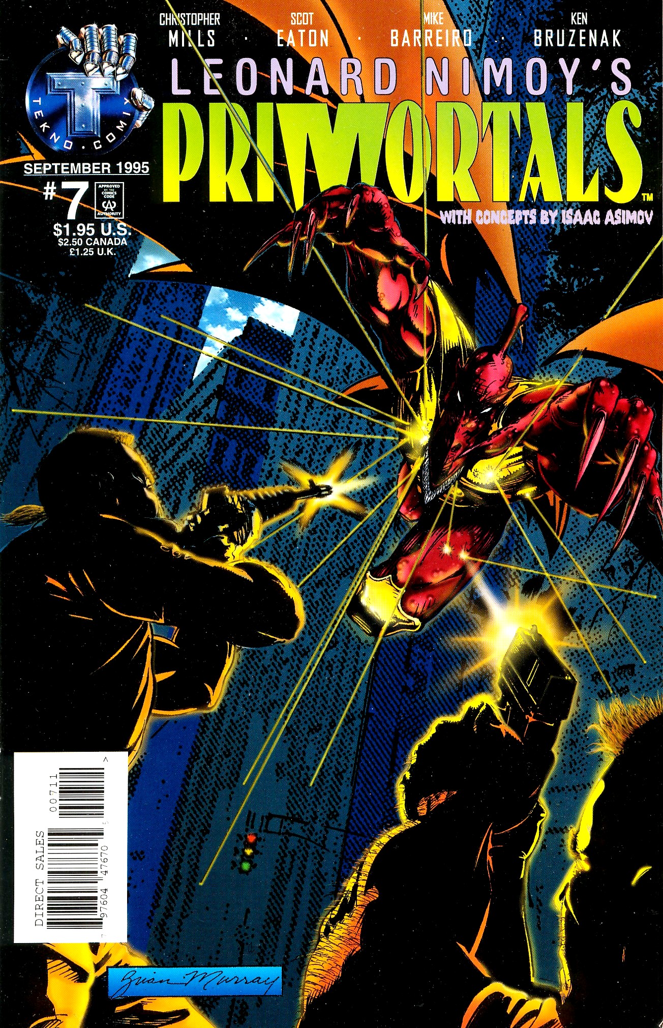 Read online Leonard Nimoy's Primortals (1995) comic -  Issue #7 - 1