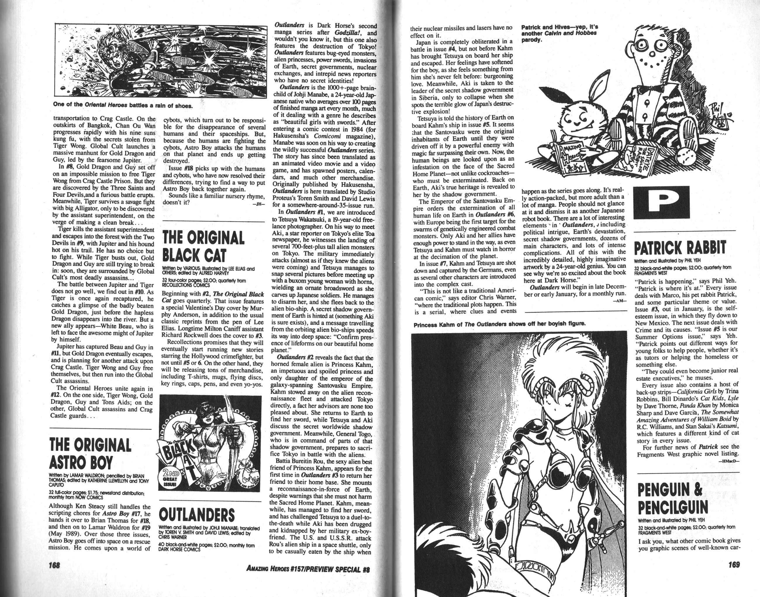 Read online Amazing Heroes comic -  Issue #157 - 85