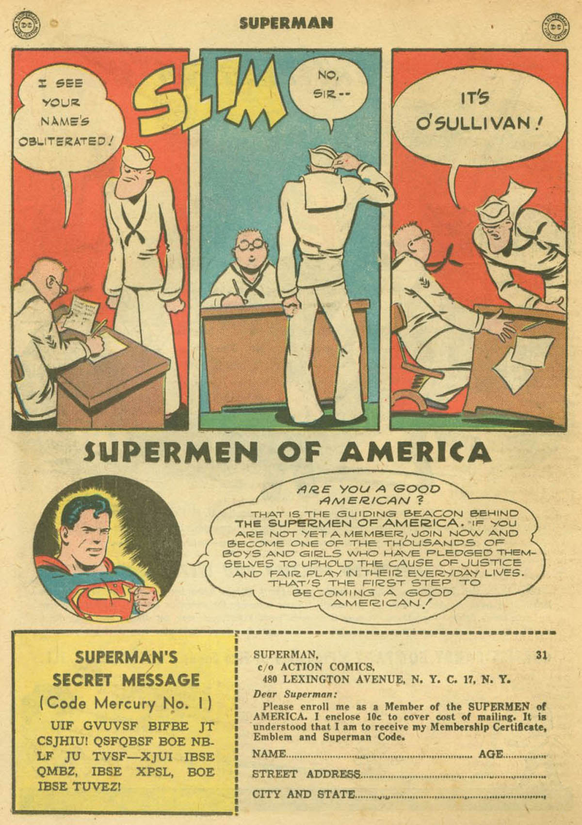 Read online Superman (1939) comic -  Issue #31 - 35