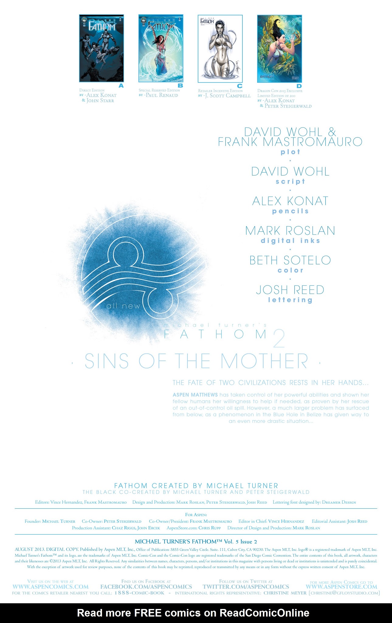 Read online Michael Turner's Fathom (2013) comic -  Issue #2 - 3