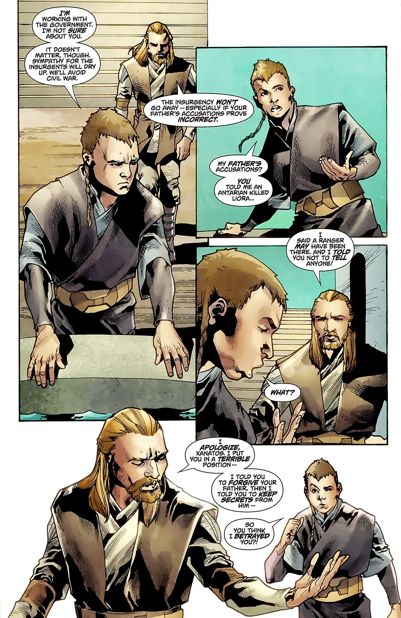 Read online Star Wars: Jedi - The Dark Side comic -  Issue #4 - 21