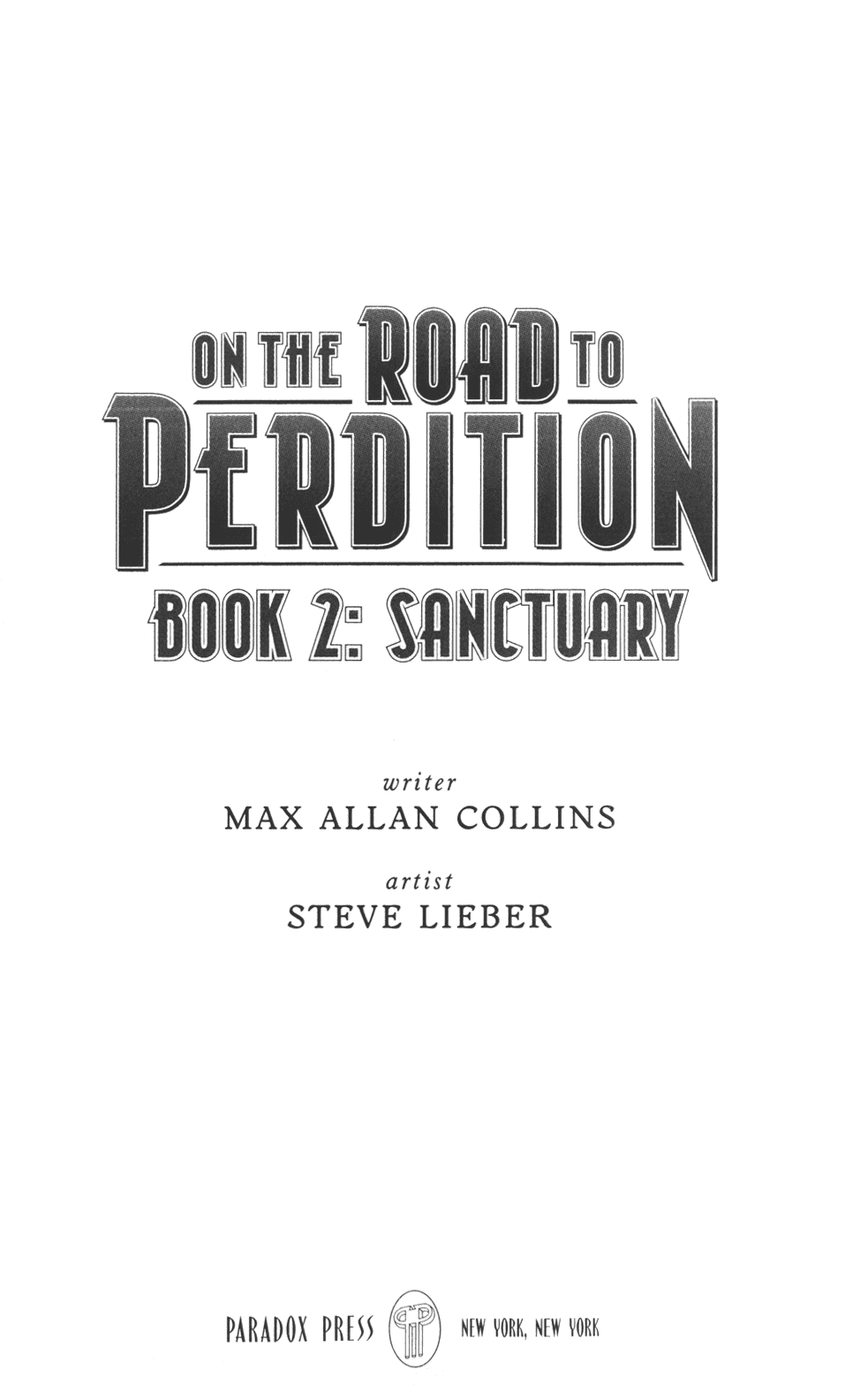 Read online On The Road To Perdition comic -  Issue #2 - 2