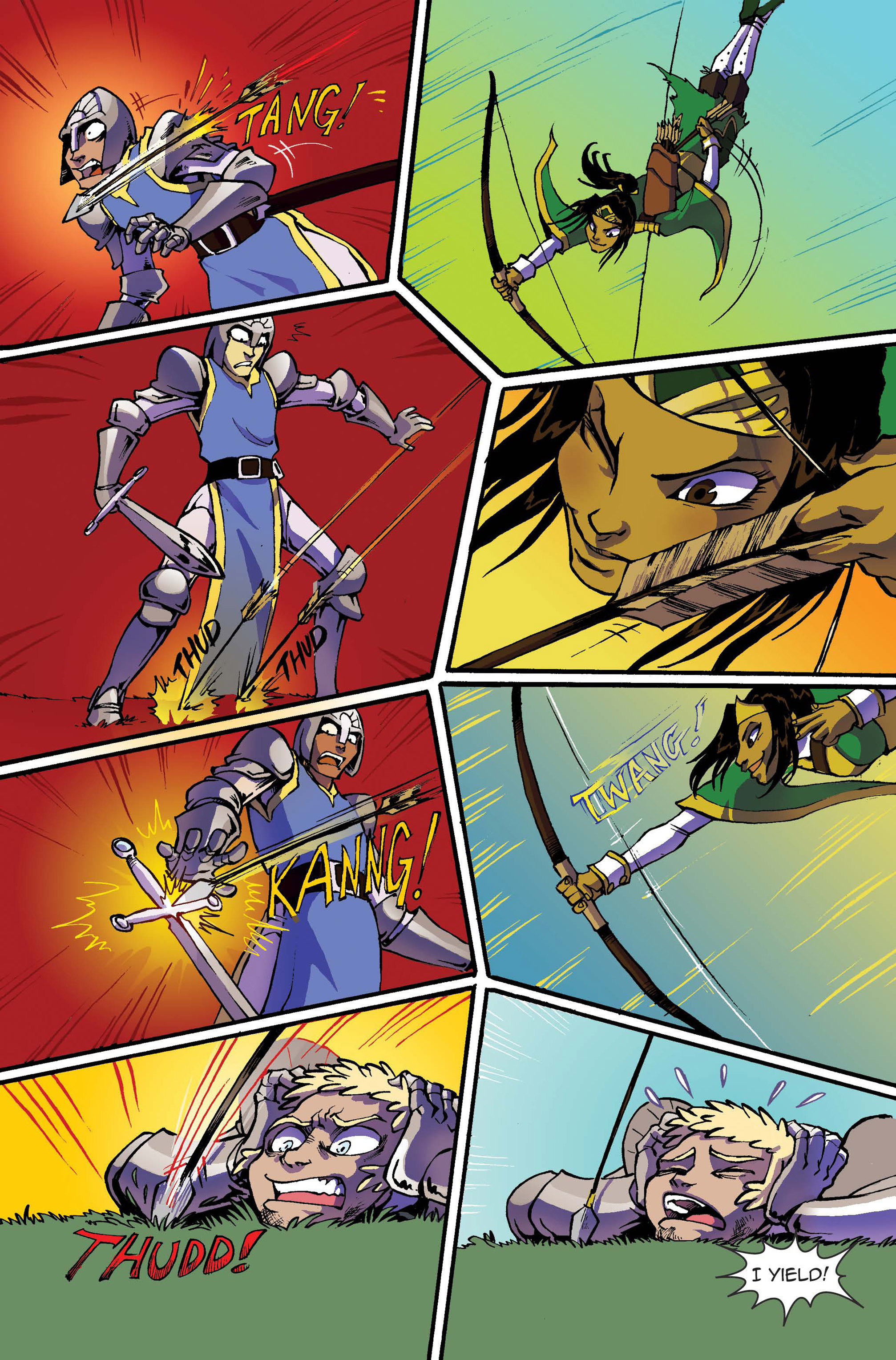 Read online Princeless Vol 2 comic -  Issue # _Special - Girls Who Fight Boys - 13