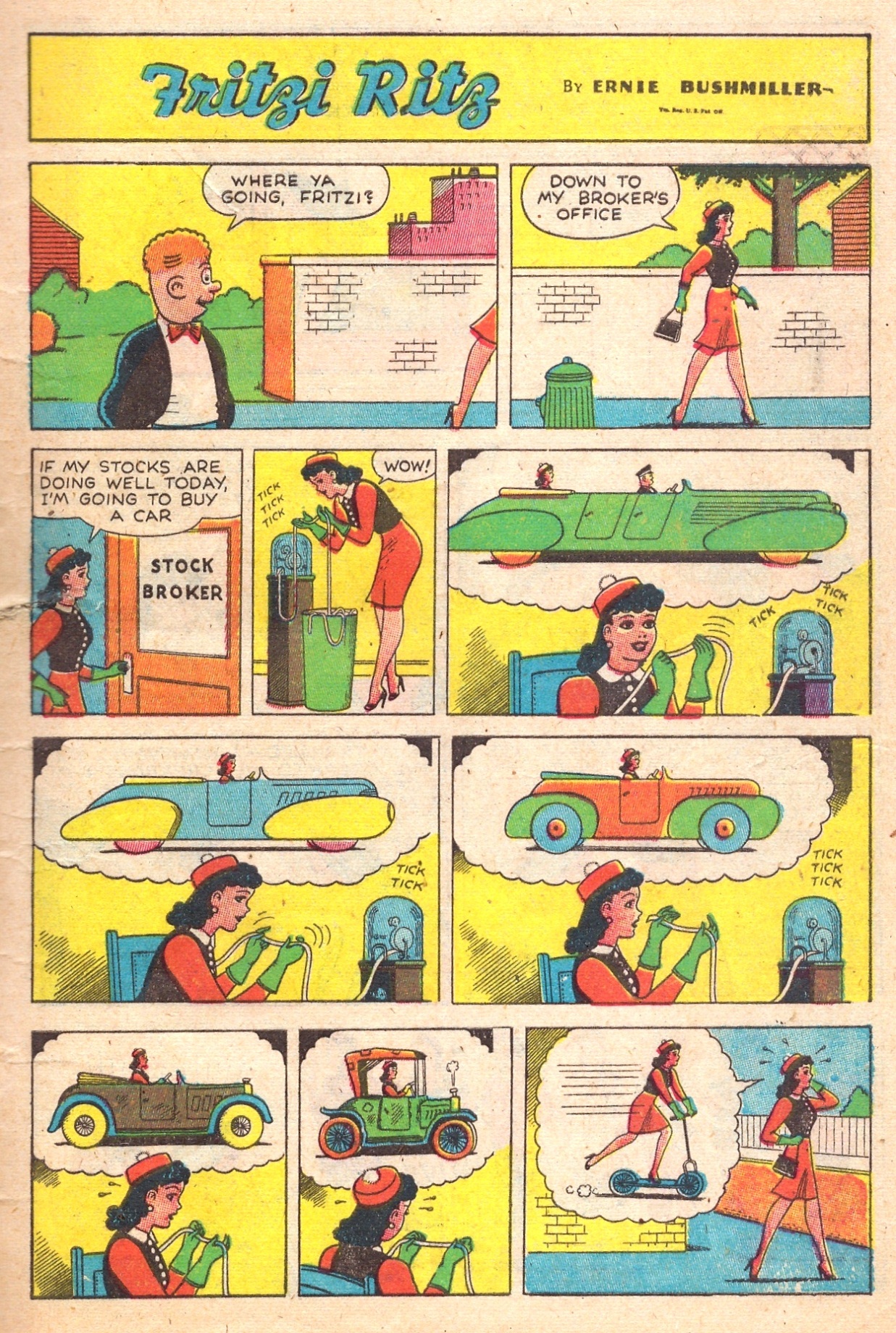 Read online Fritzi Ritz (1953) comic -  Issue #1 - 7
