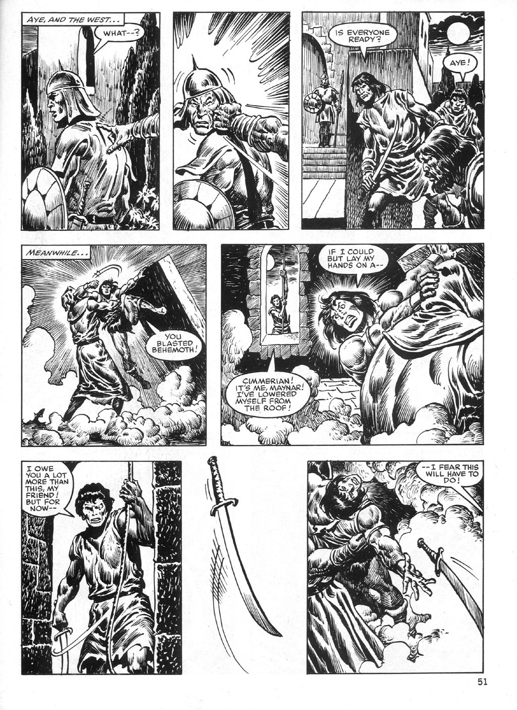 Read online The Savage Sword Of Conan comic -  Issue #99 - 50