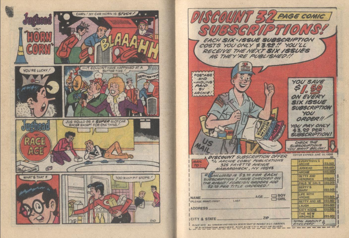 Read online Archie...Archie Andrews, Where Are You? Digest Magazine comic -  Issue #54 - 61