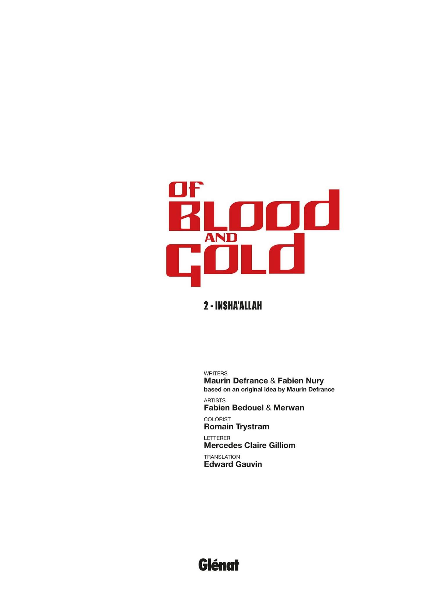 Read online Of Blood and Gold comic -  Issue #2 - 3