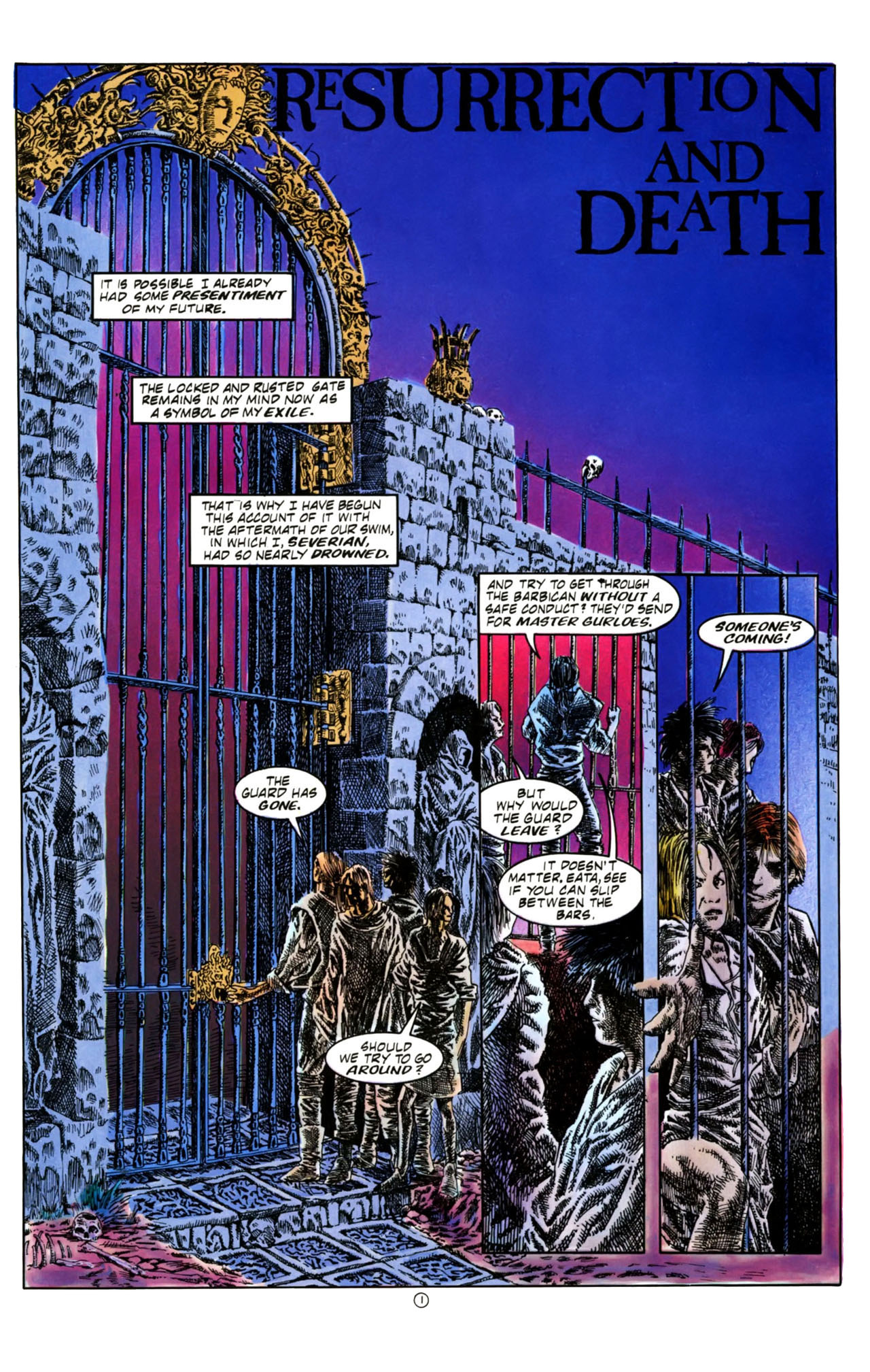Read online Gene Wolfe's The Shadow Of The Torturer comic -  Issue #1 - 3