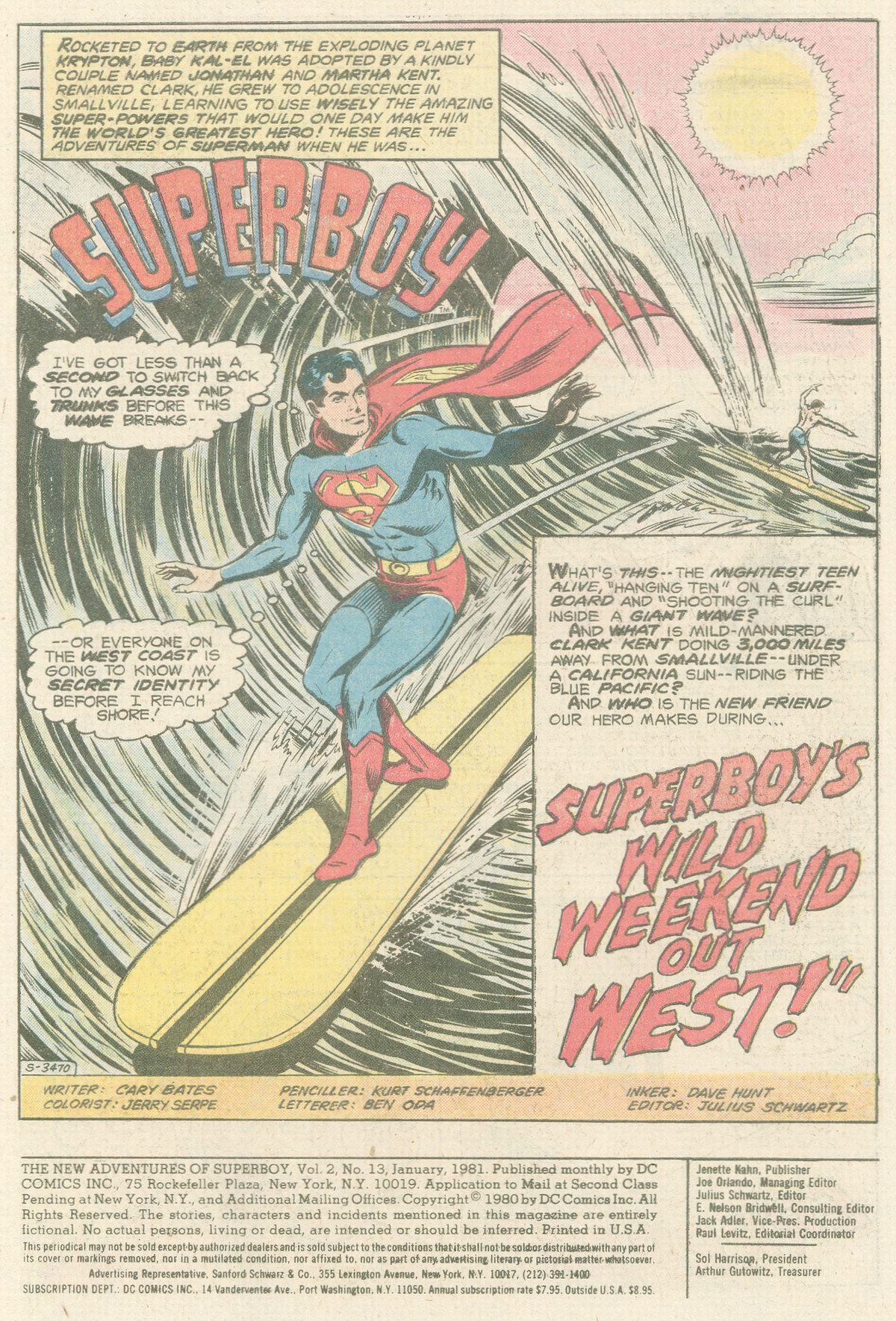 Read online The New Adventures of Superboy comic -  Issue #13 - 2
