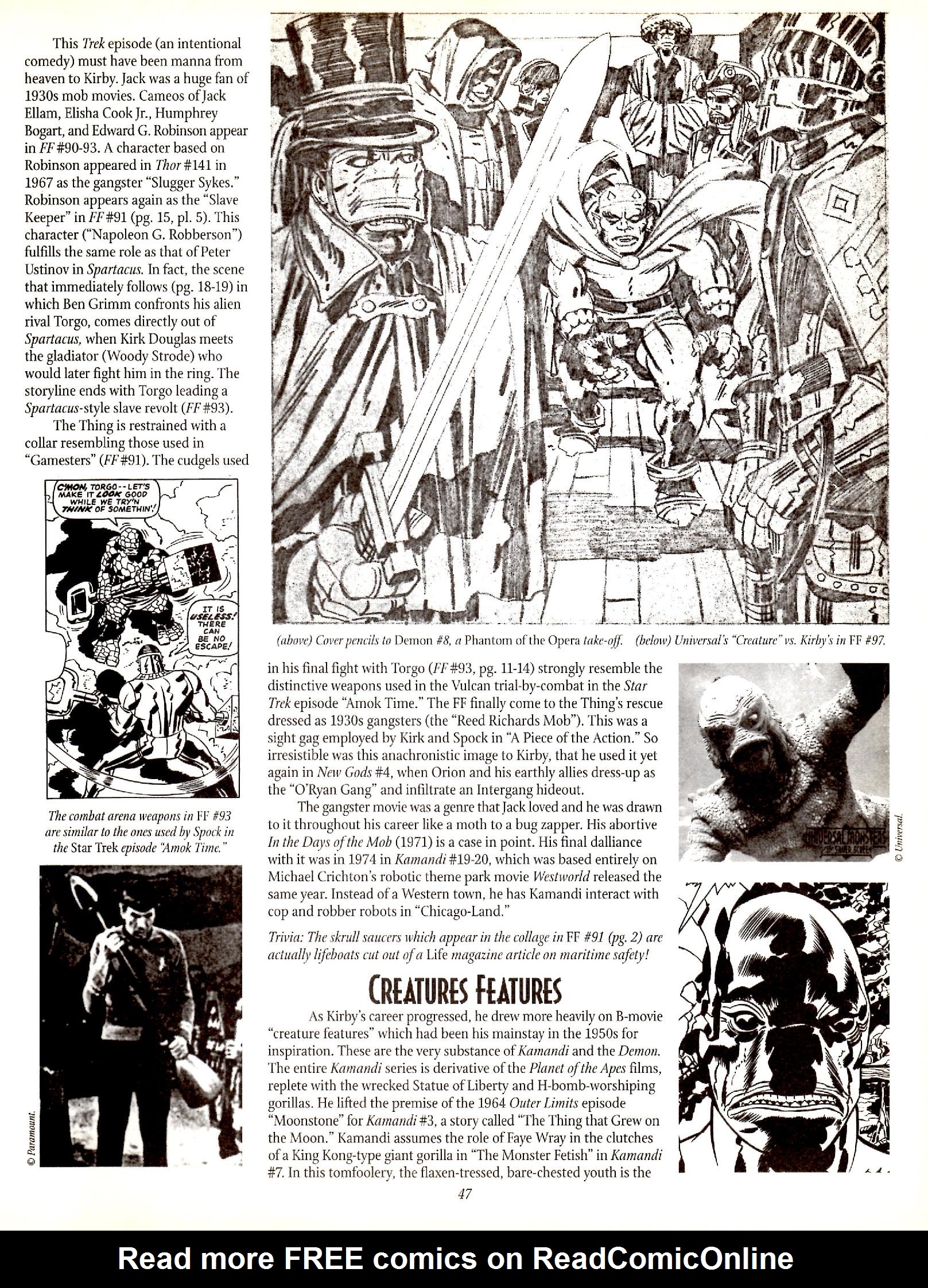 Read online The Jack Kirby Collector comic -  Issue #28 - 45